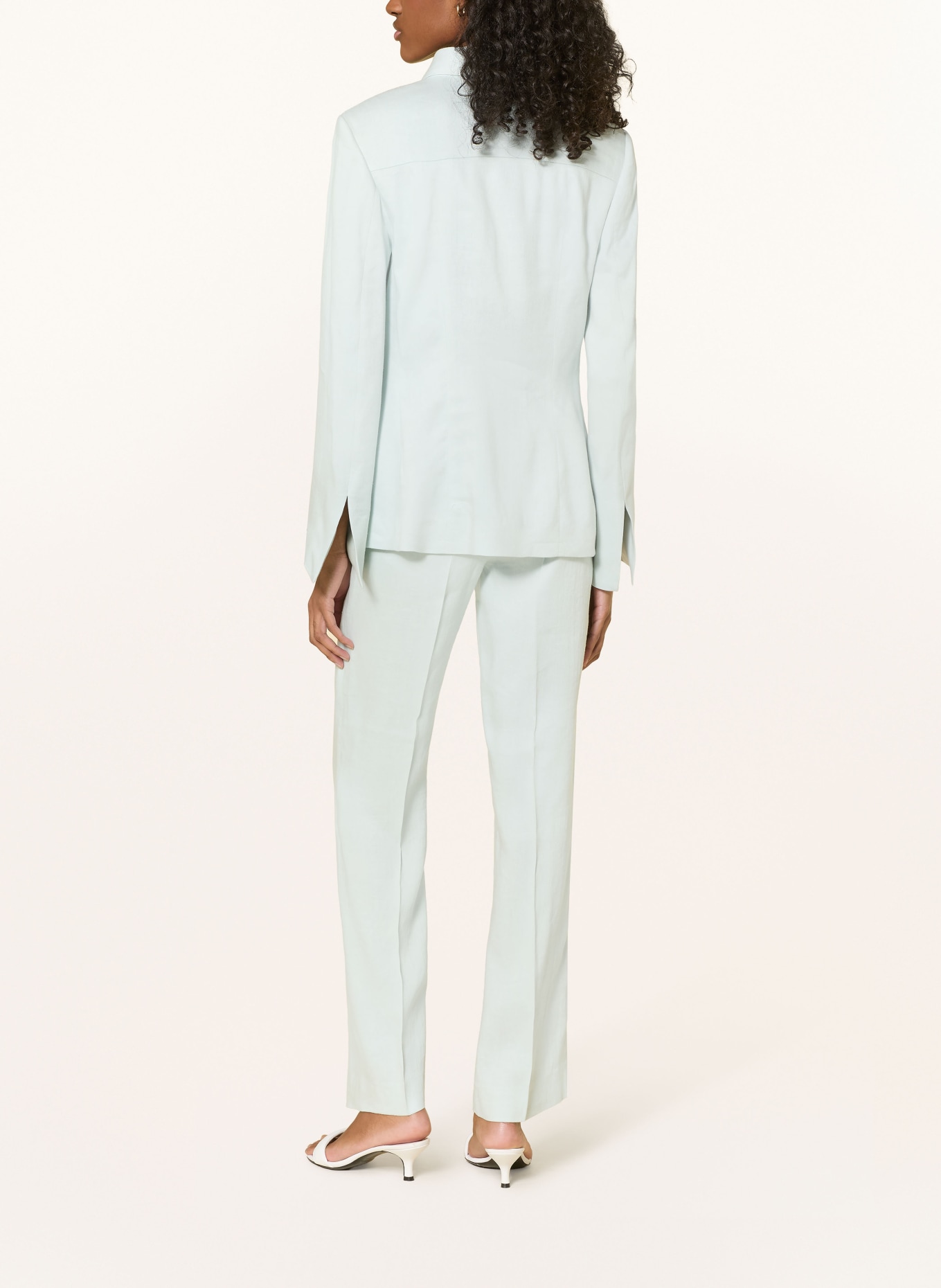 TIGER OF SWEDEN Hose NOVE mit Leinen: HELLBLAU