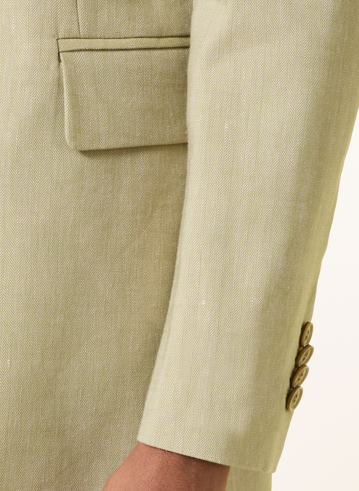 TIGER OF SWEDEN Blazer NARINA mit Leinen: HELLGRÜN