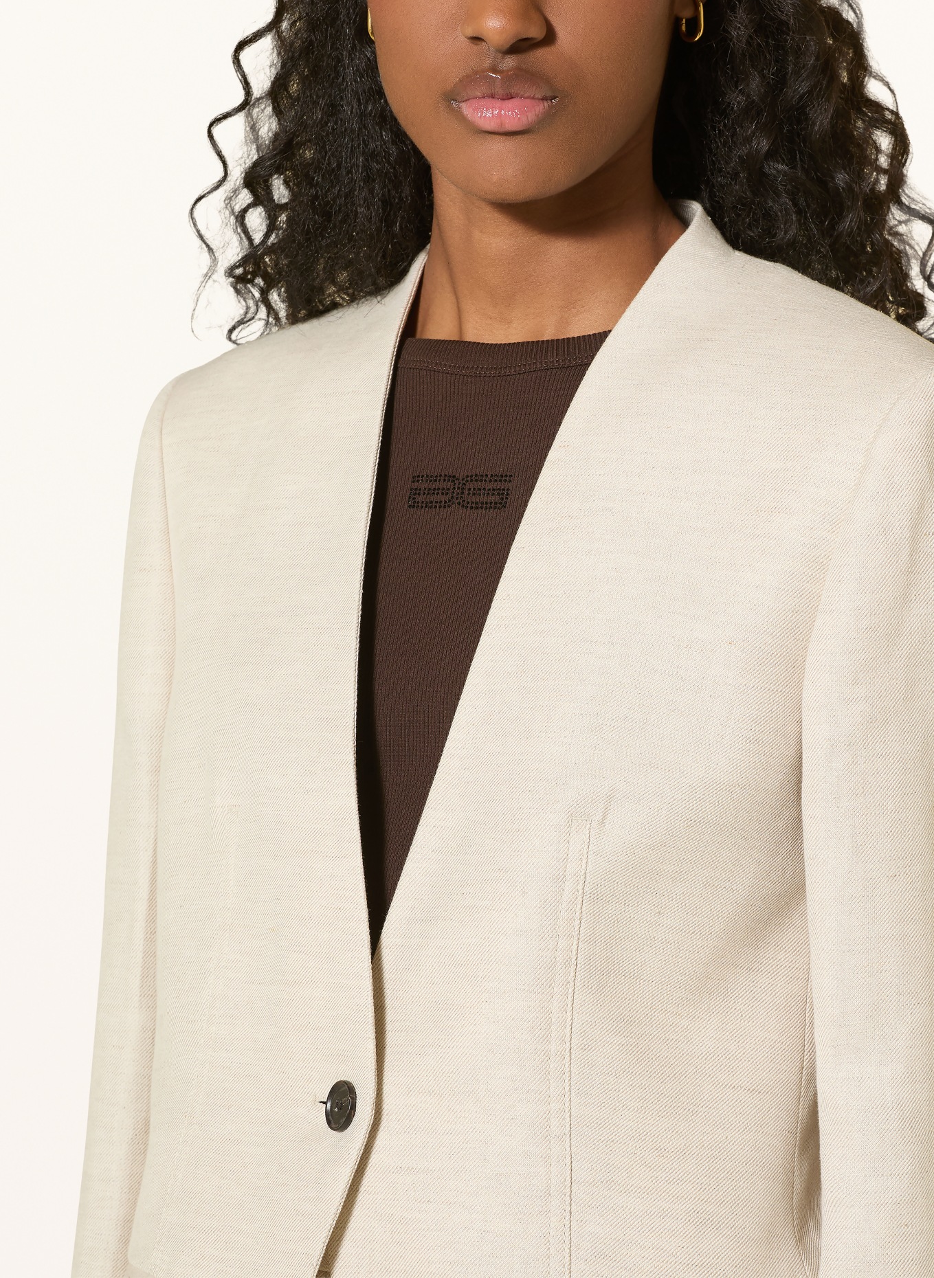 TIGER OF SWEDEN Blazer JONI mit Leinen: BEIGE