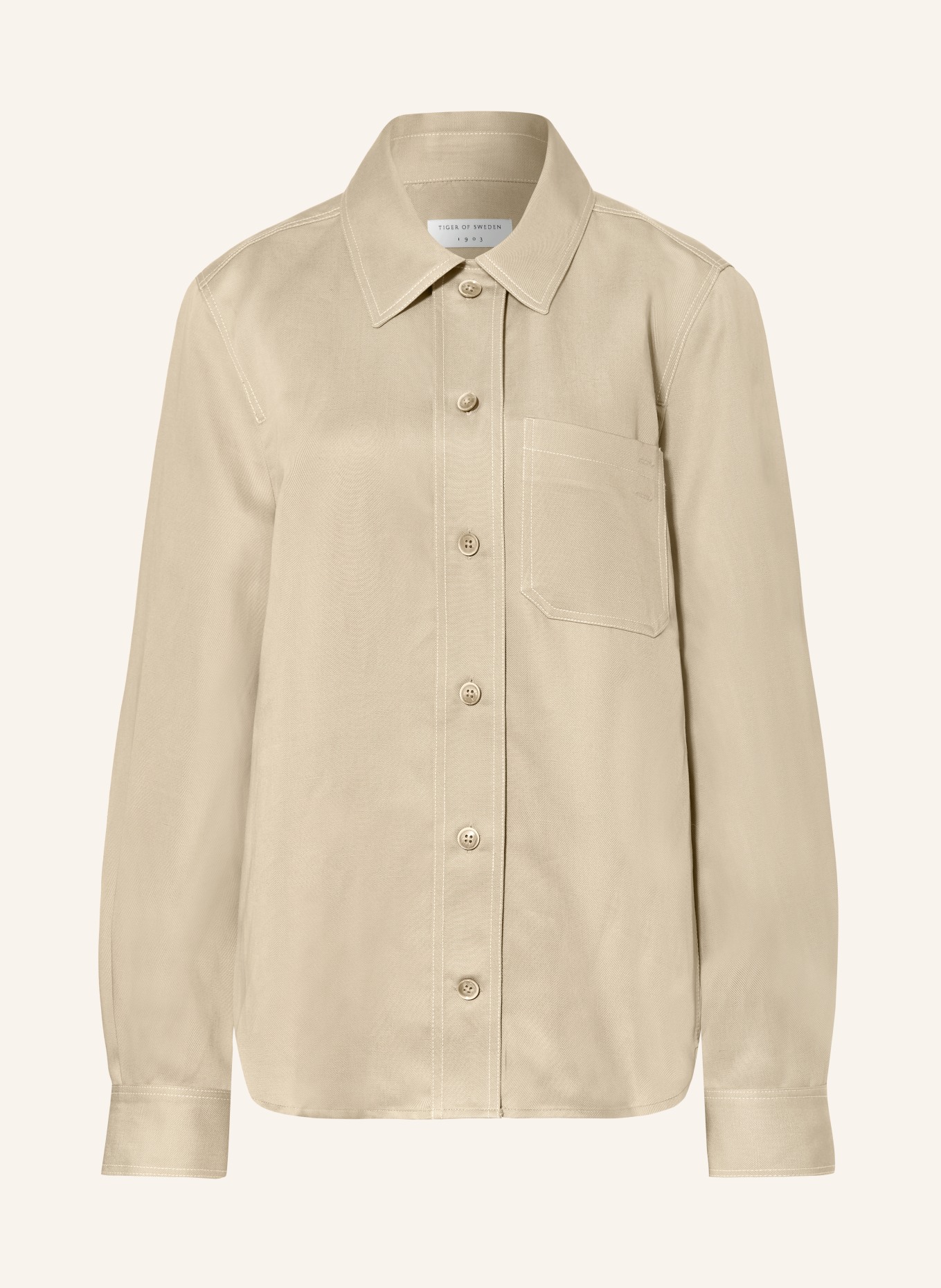 TIGER OF SWEDEN Overhemdblouse COLINE: OLIJF