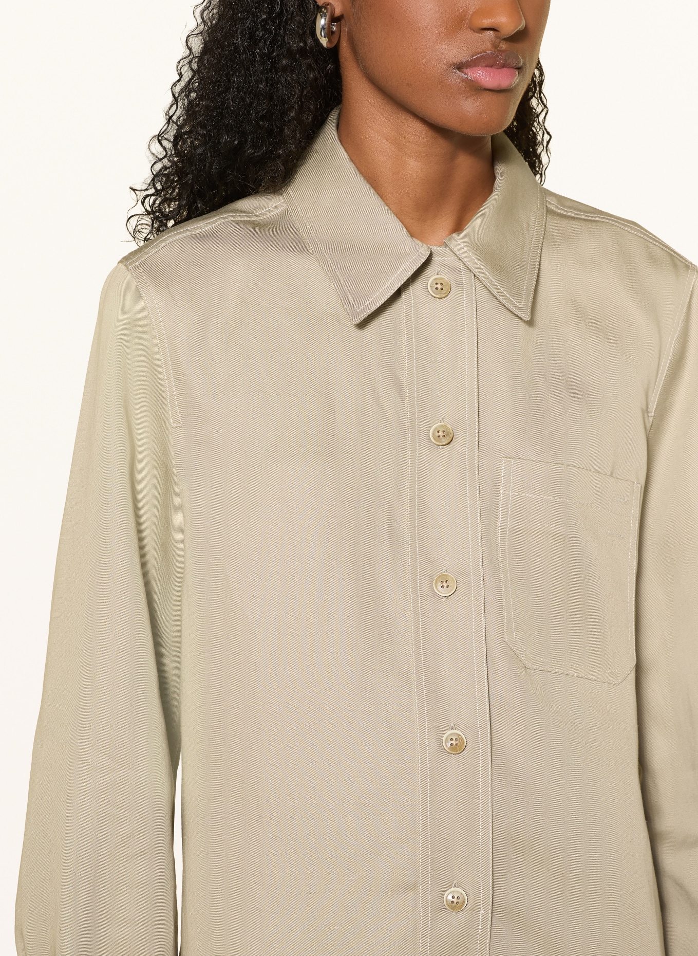 TIGER OF SWEDEN Overhemdblouse COLINE: OLIJF