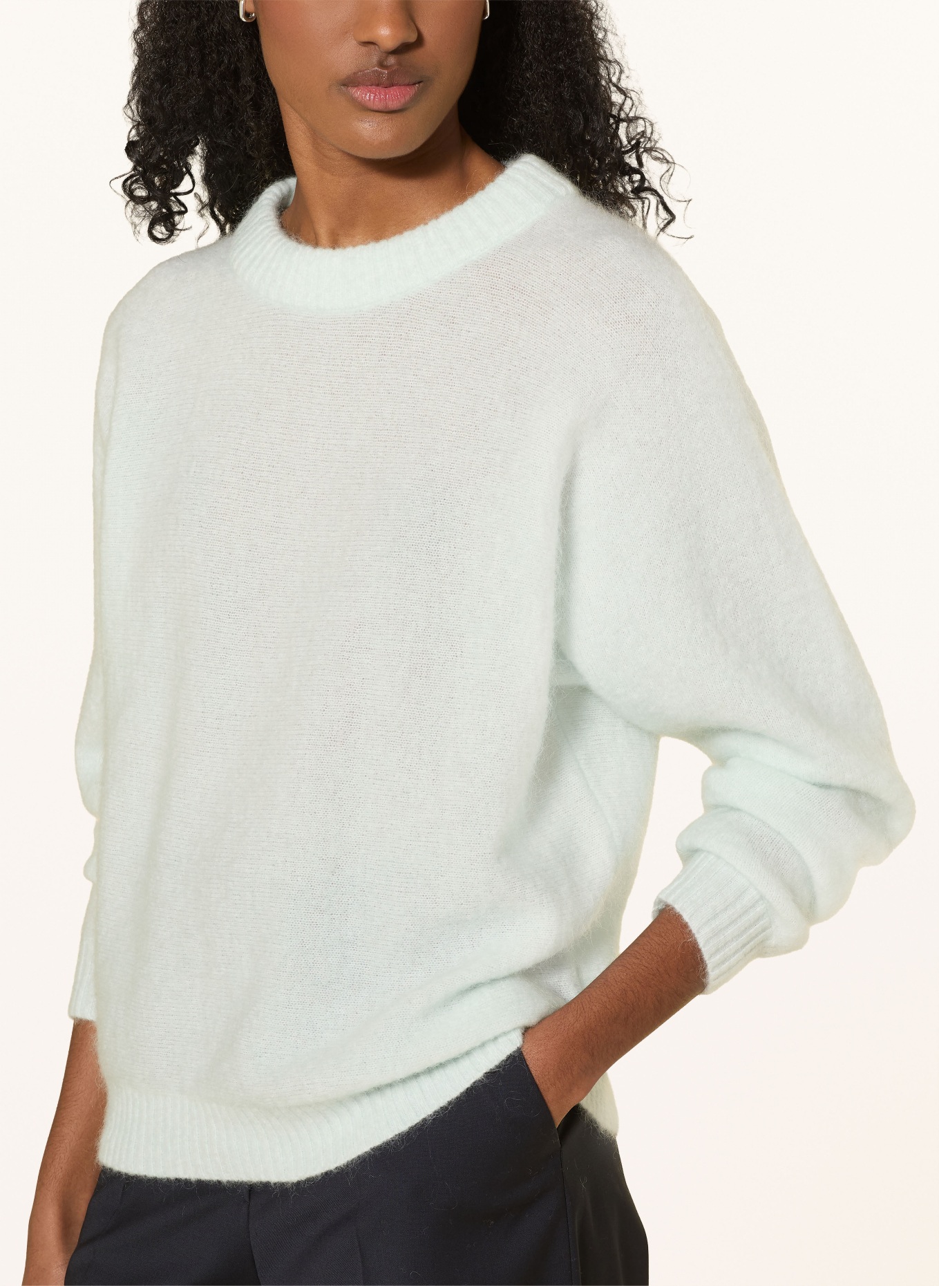 TIGER OF SWEDEN GWYNN Sweater with Mohair: MINT