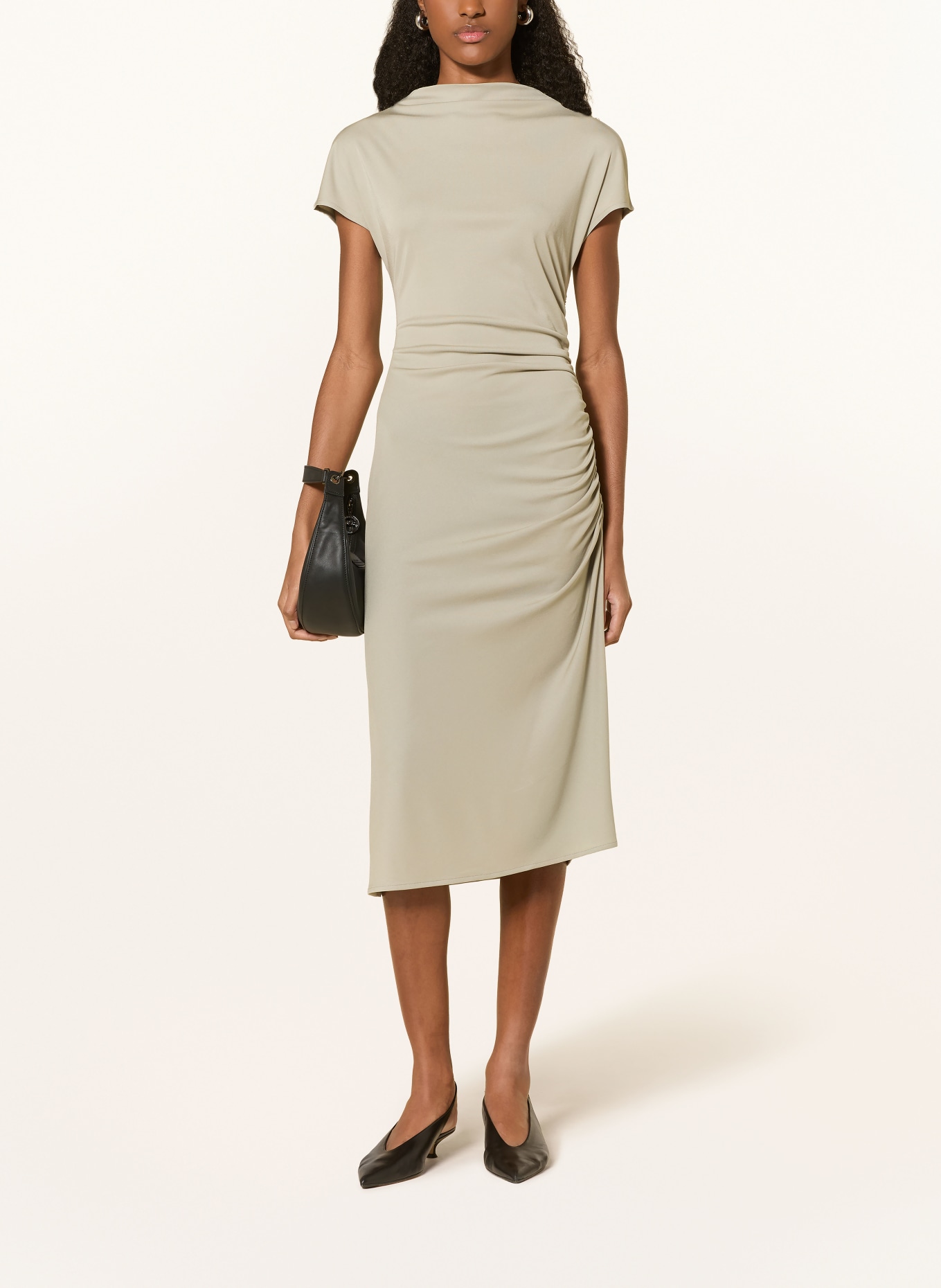 TIGER OF SWEDEN ALIZ jersey shift dress: LIGHT GREEN