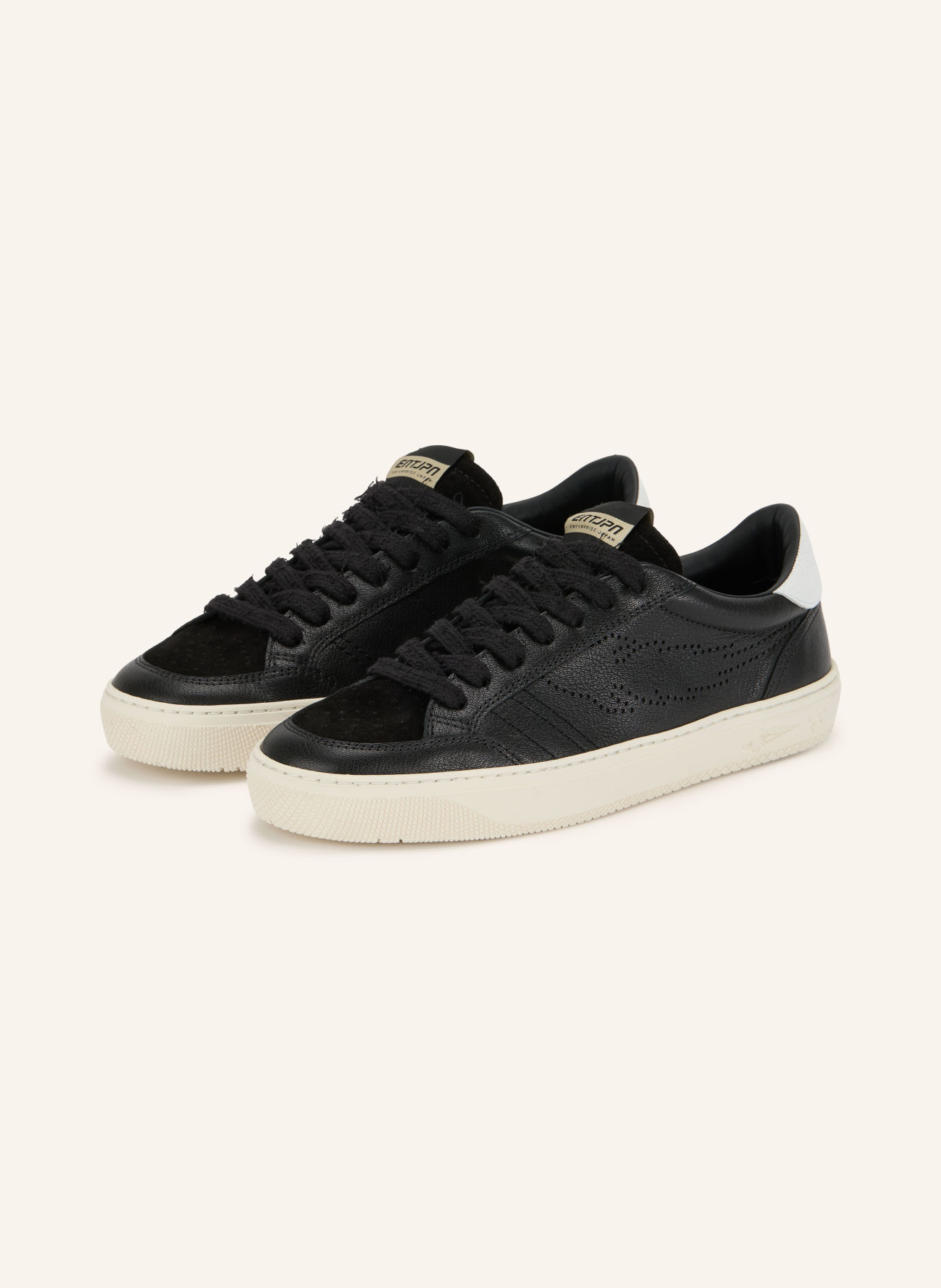 ENTERPRISE JAPAN Baskets JUPITER ROCKET 1: NOIR / BLANC