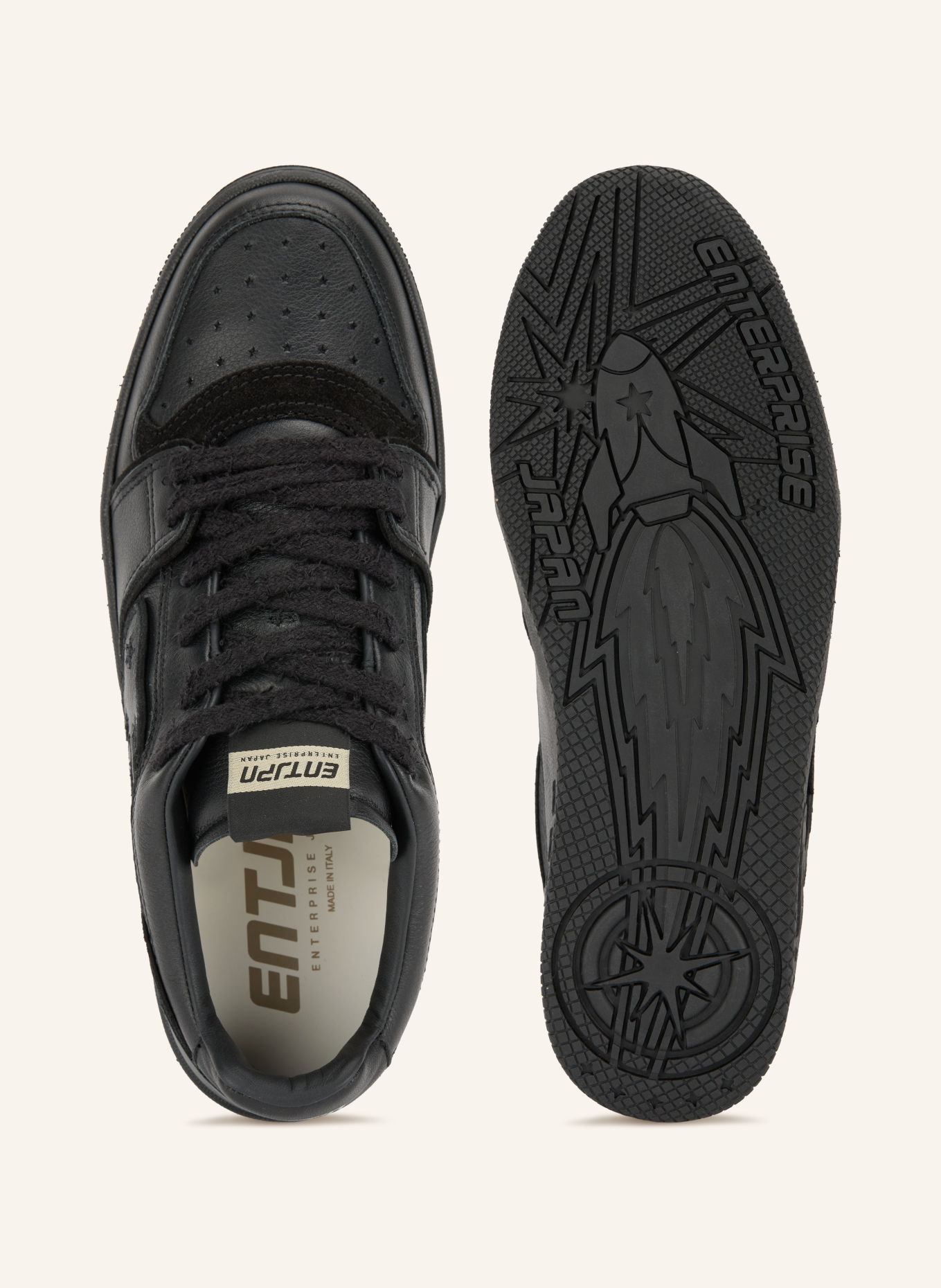 ENTERPRISE JAPAN Baskets EGG ROCKET 1: NOIR