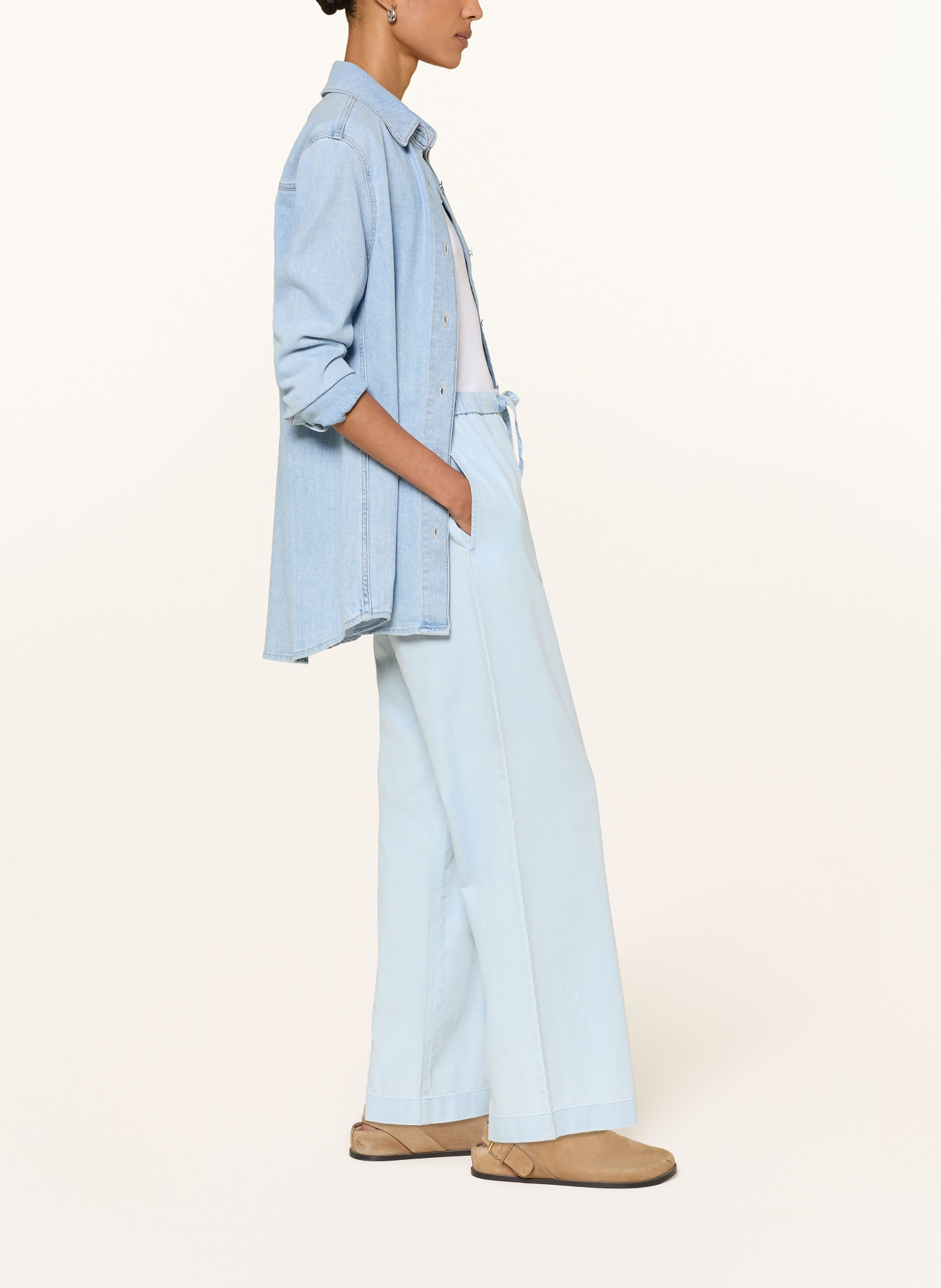 Marc O'Polo Hose in Jeansoptik: HELLBLAU