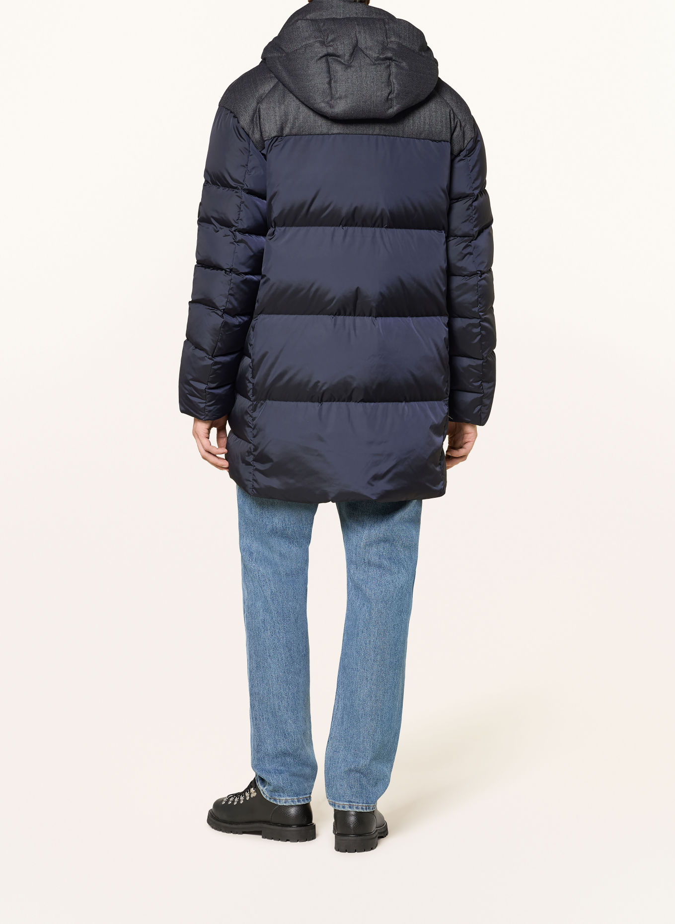 BOGNER Donsjas JONES-DW3: GRIJS / LICHTGRIJS / DONKERBLAUW