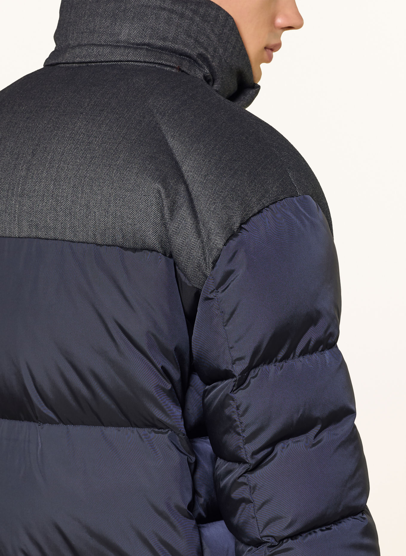 BOGNER Donsjas JONES-DW3: GRIJS / LICHTGRIJS / DONKERBLAUW