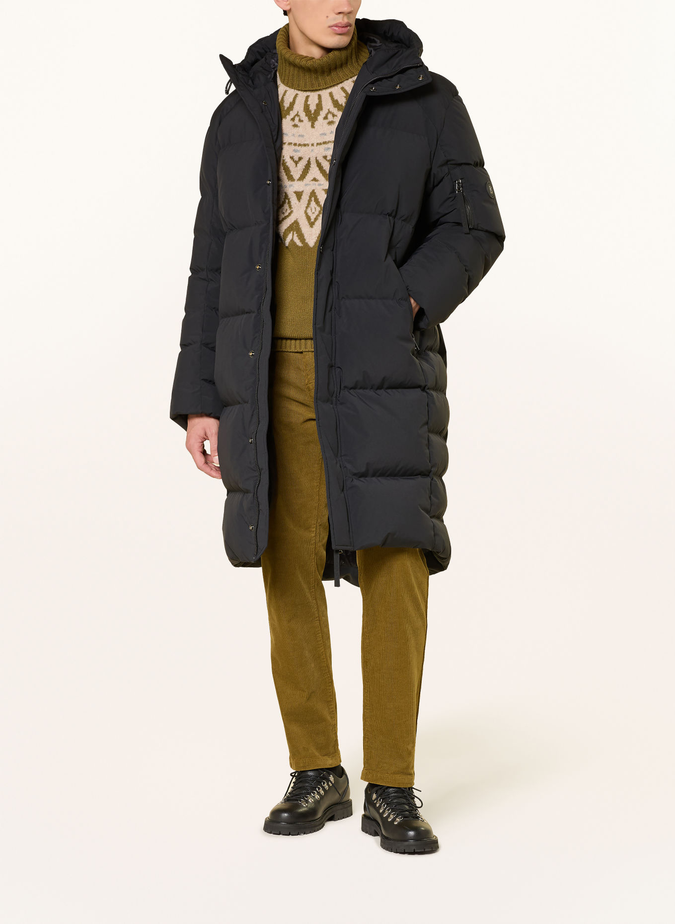 BOGNER Daunenmantel ERICO-D3: SCHWARZ