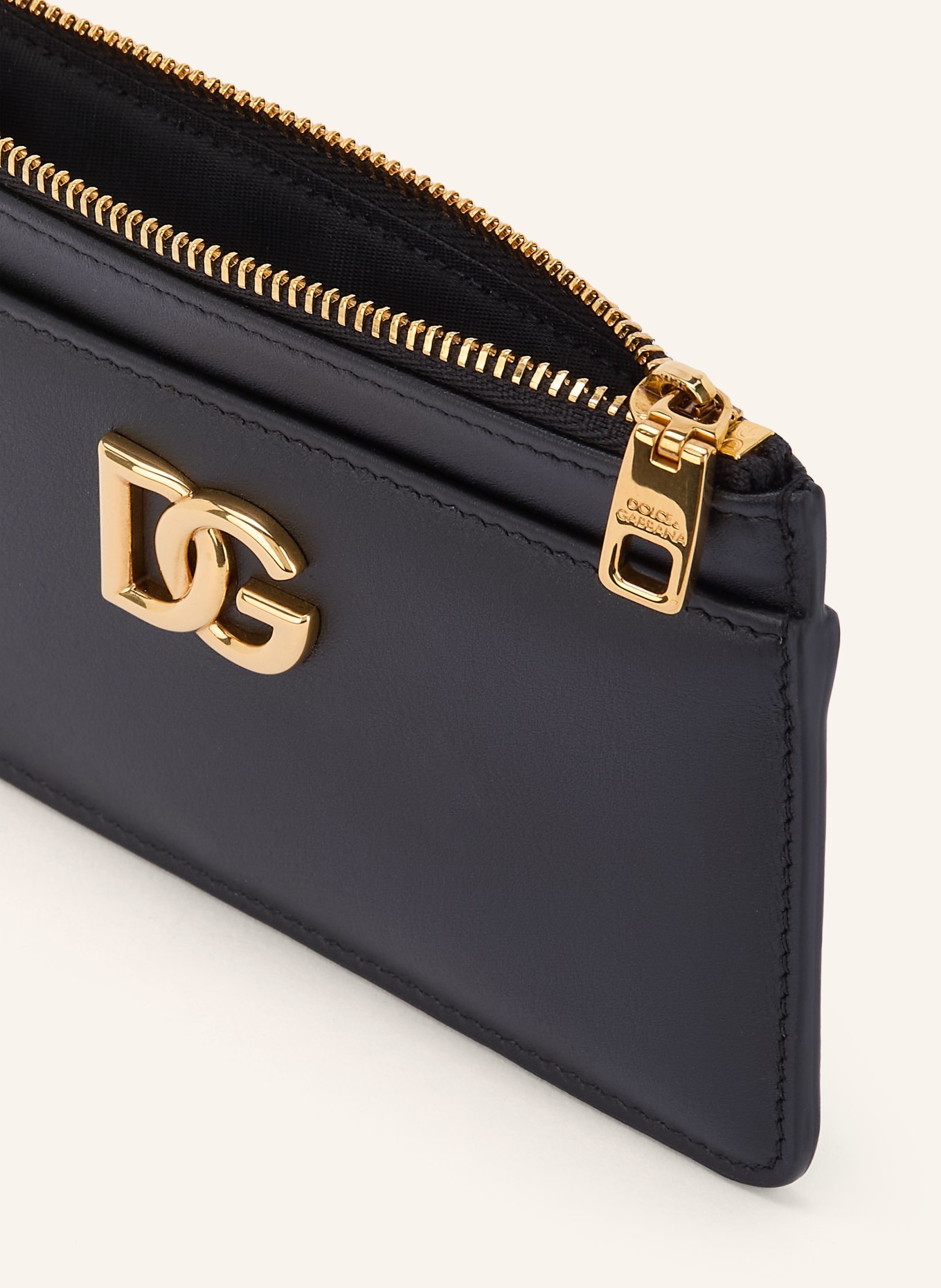 DOLCE & GABBANA Porte-cartes: NOIR / OR