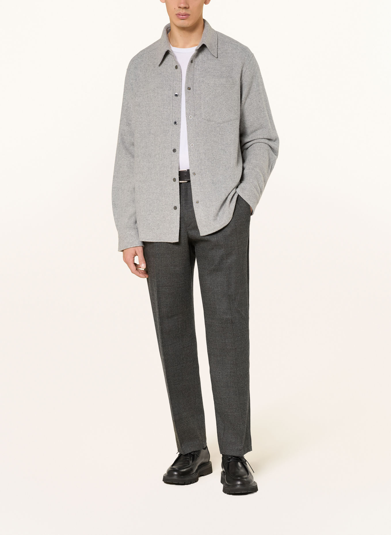 BOGNER Overjacket BENJI aus Cashmere: GRAU