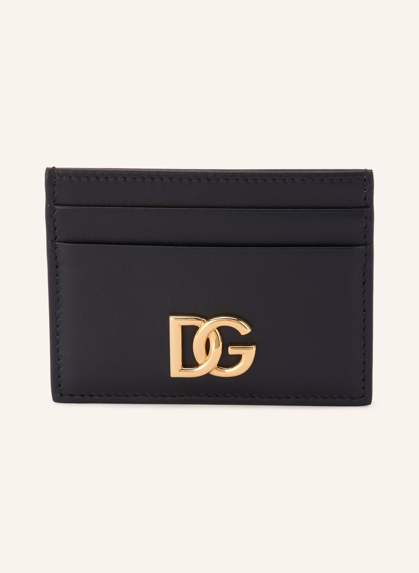 DOLCE & GABBANA Porte-cartes: NOIR / OR