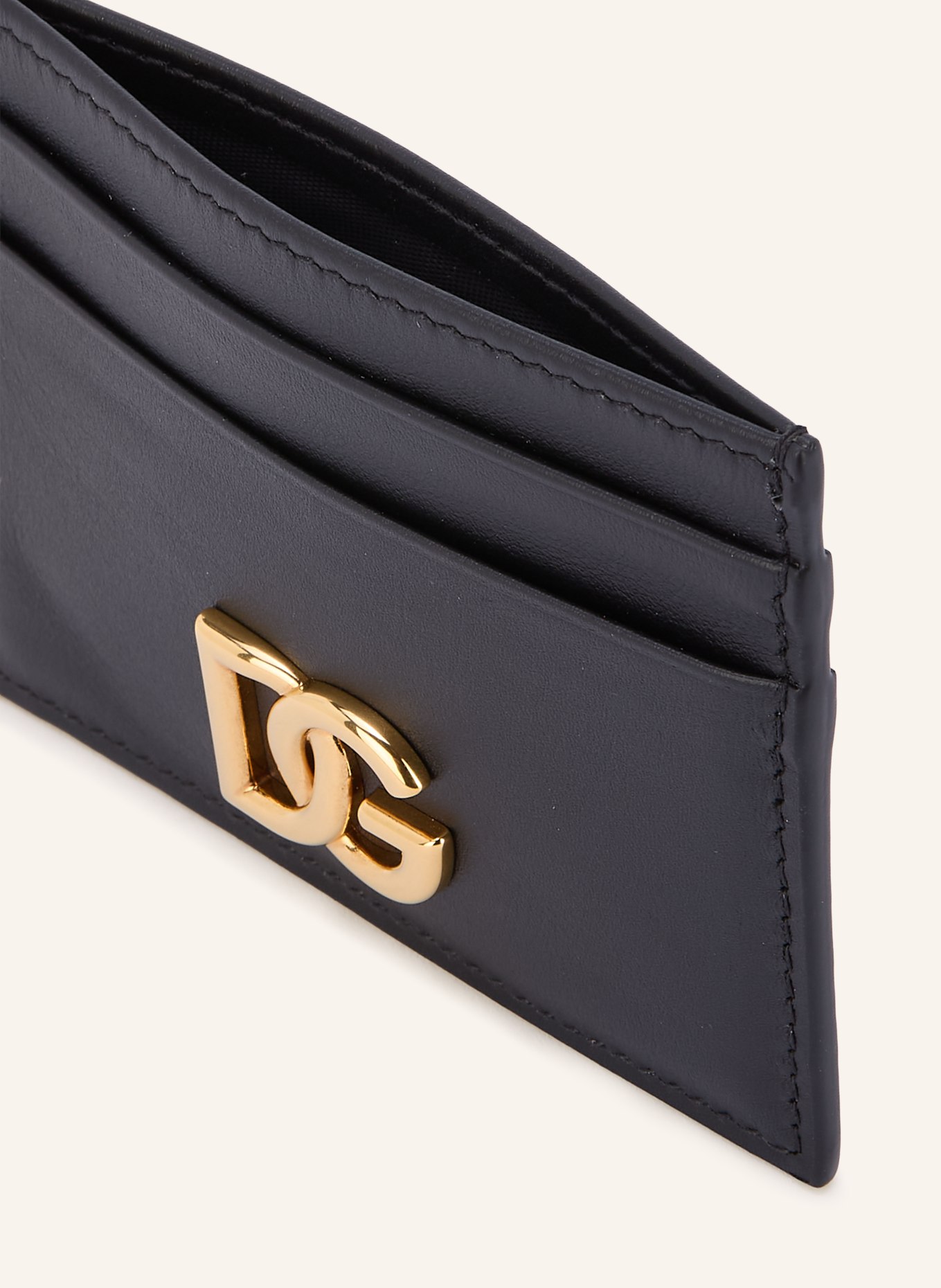 DOLCE & GABBANA Porte-cartes: NOIR / OR