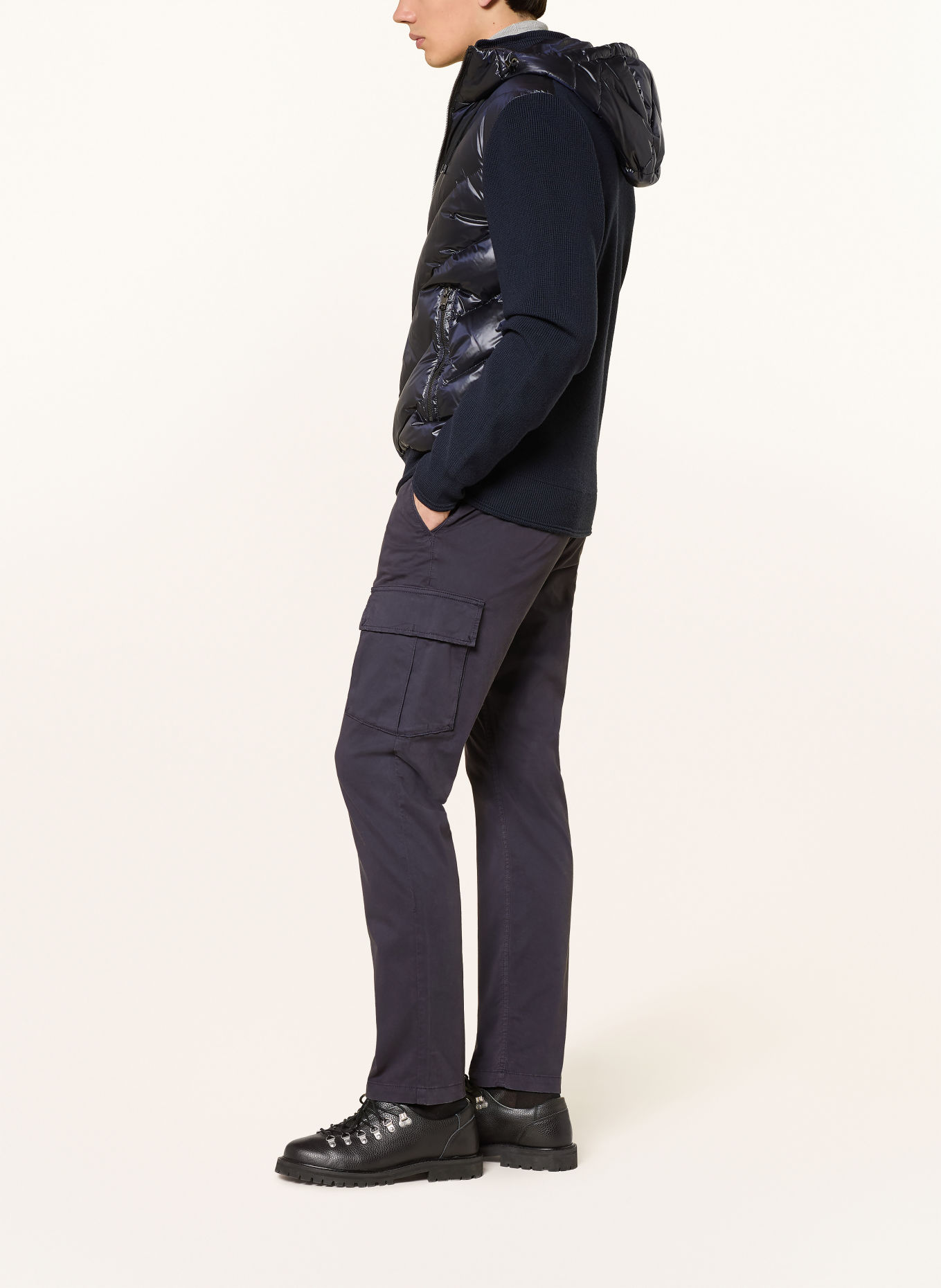 BOGNER BRUNO-G2 Extra Slim Fit Cargo Pants: DARK BLUE