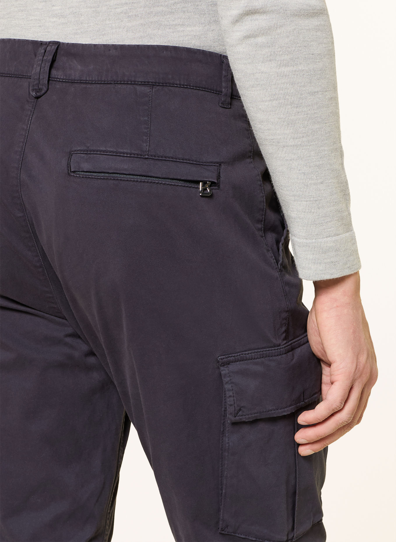 BOGNER BRUNO-G2 Extra Slim Fit Cargo Pants: DARK BLUE