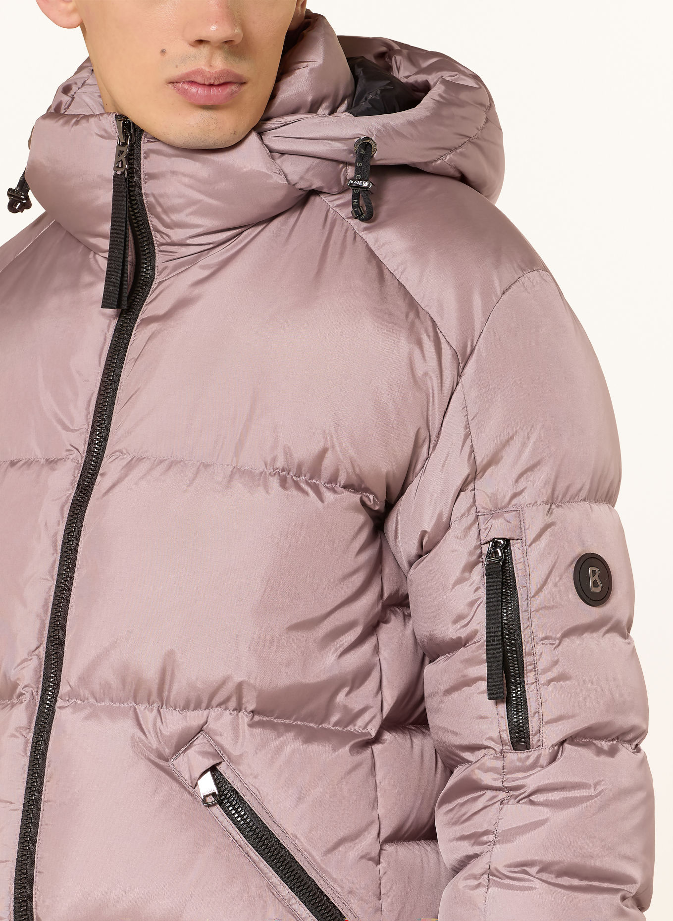 BOGNER Daunenjacke JAMY-D3: GRAU / SCHWARZ