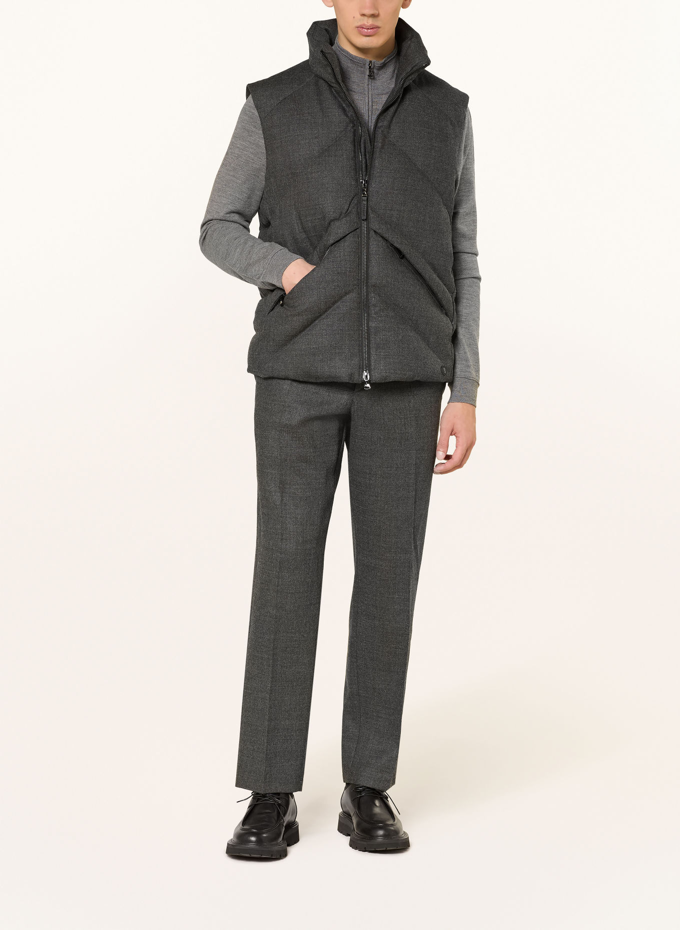 BOGNER Donsvest KENDO-DW: DONKERGRIJS