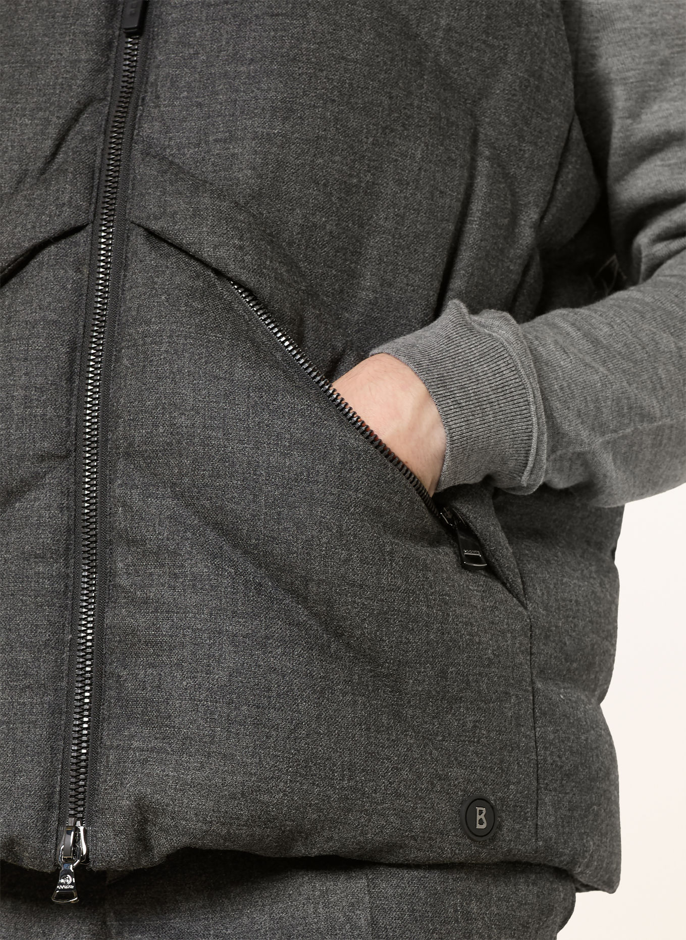 BOGNER Donsvest KENDO-DW: DONKERGRIJS