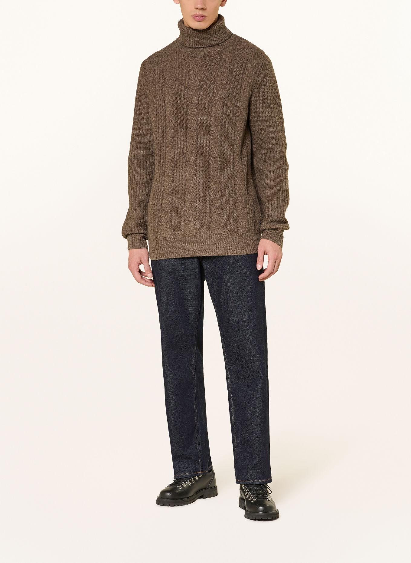 BOGNER Rollkragenpullover EROS: BRAUN