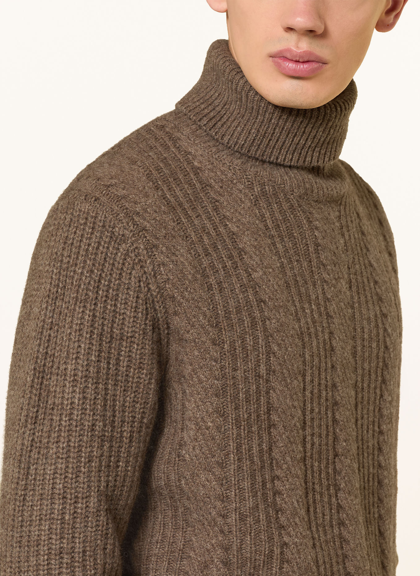 BOGNER Rollkragenpullover EROS: BRAUN