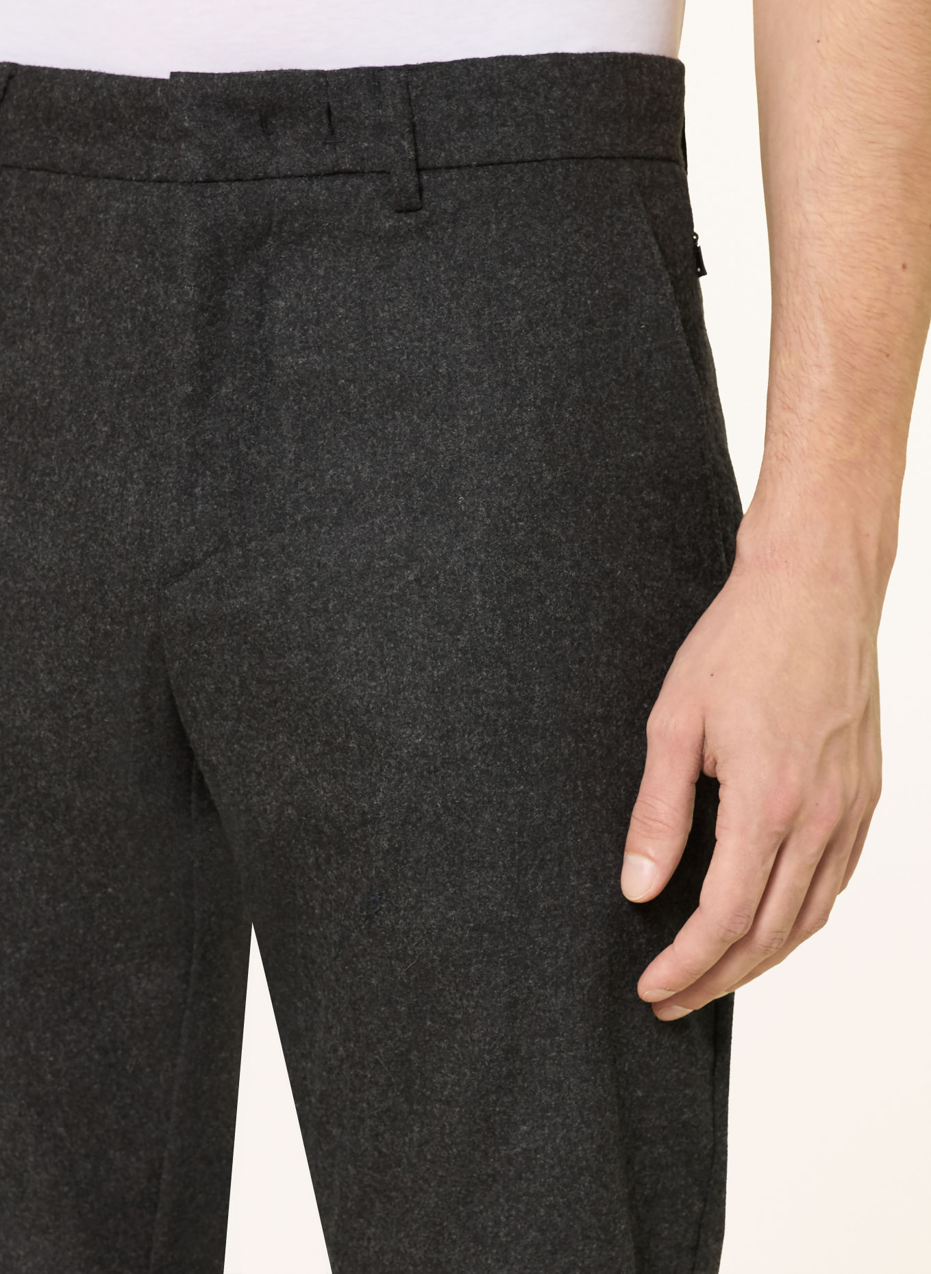 BOGNER Chino RILEY-27 Slim Fit: DUNKELGRAU