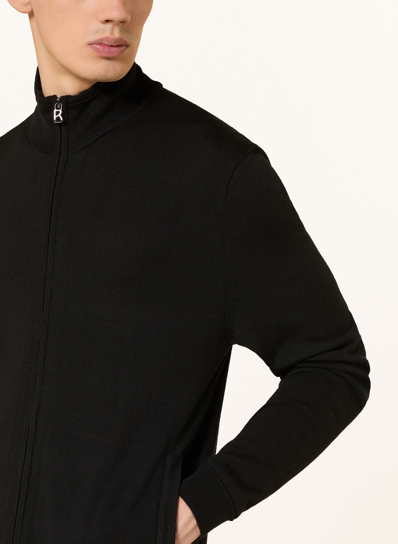 BOGNER Strickjacke OSCAR: SCHWARZ