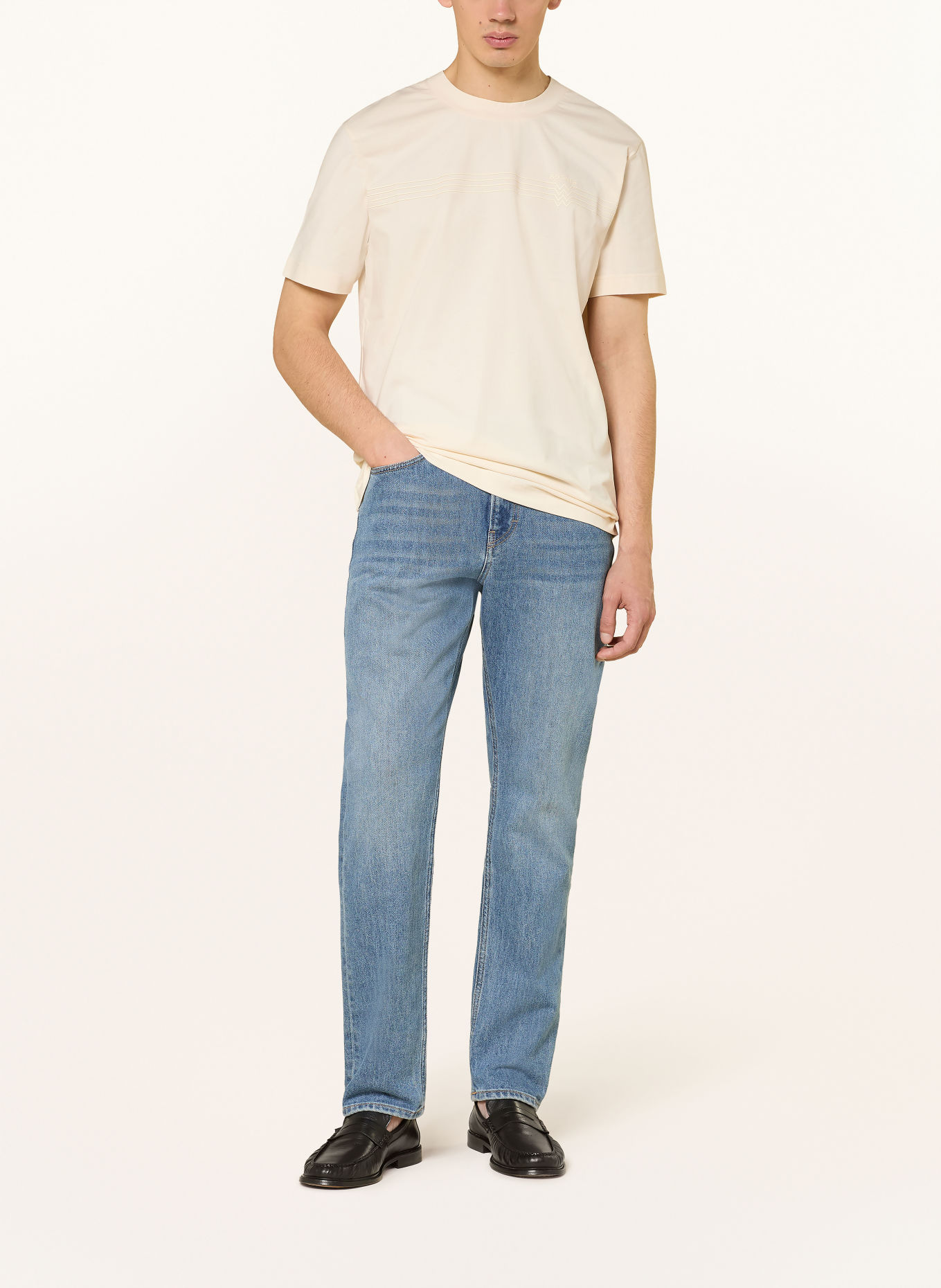 BOGNER T-Shirt RYAN-1: ECRU