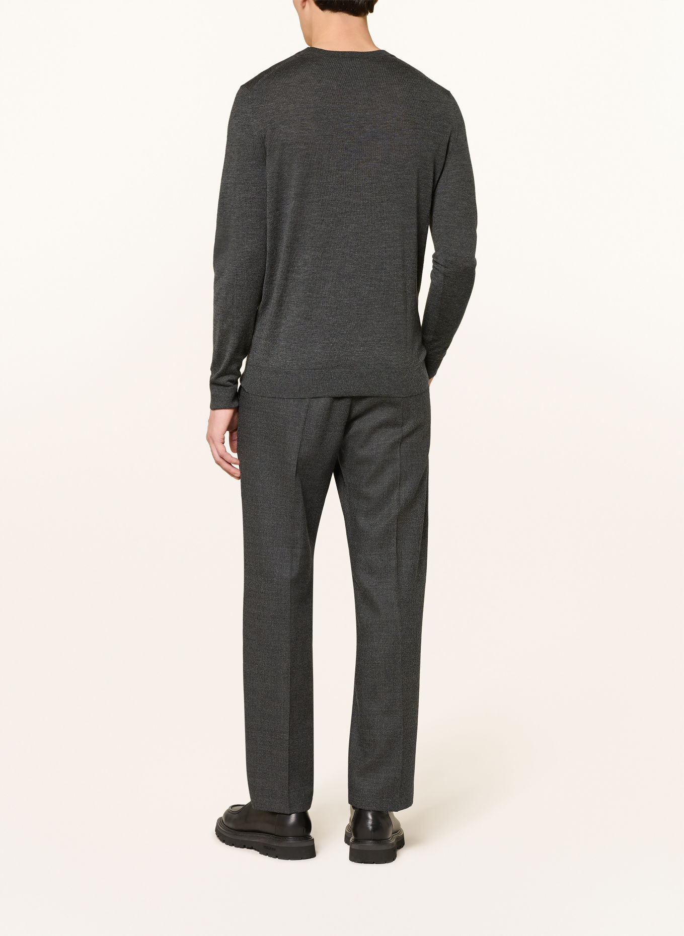 BOGNER Pullover OLE mit Cashmere: DUNKELGRAU