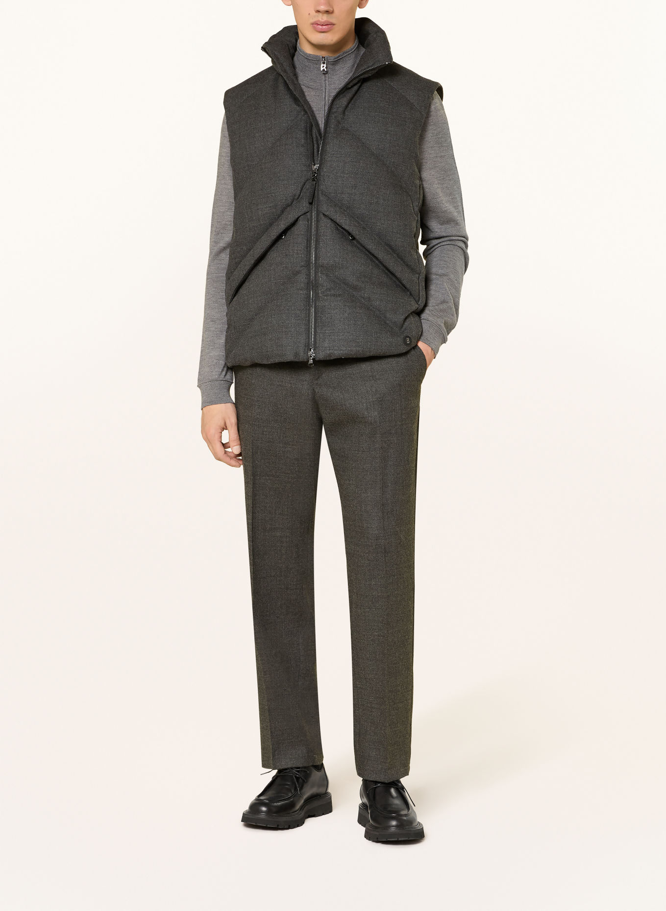 BOGNER Chino MARCUS-4 Regular Fit: DUNKELGRAU