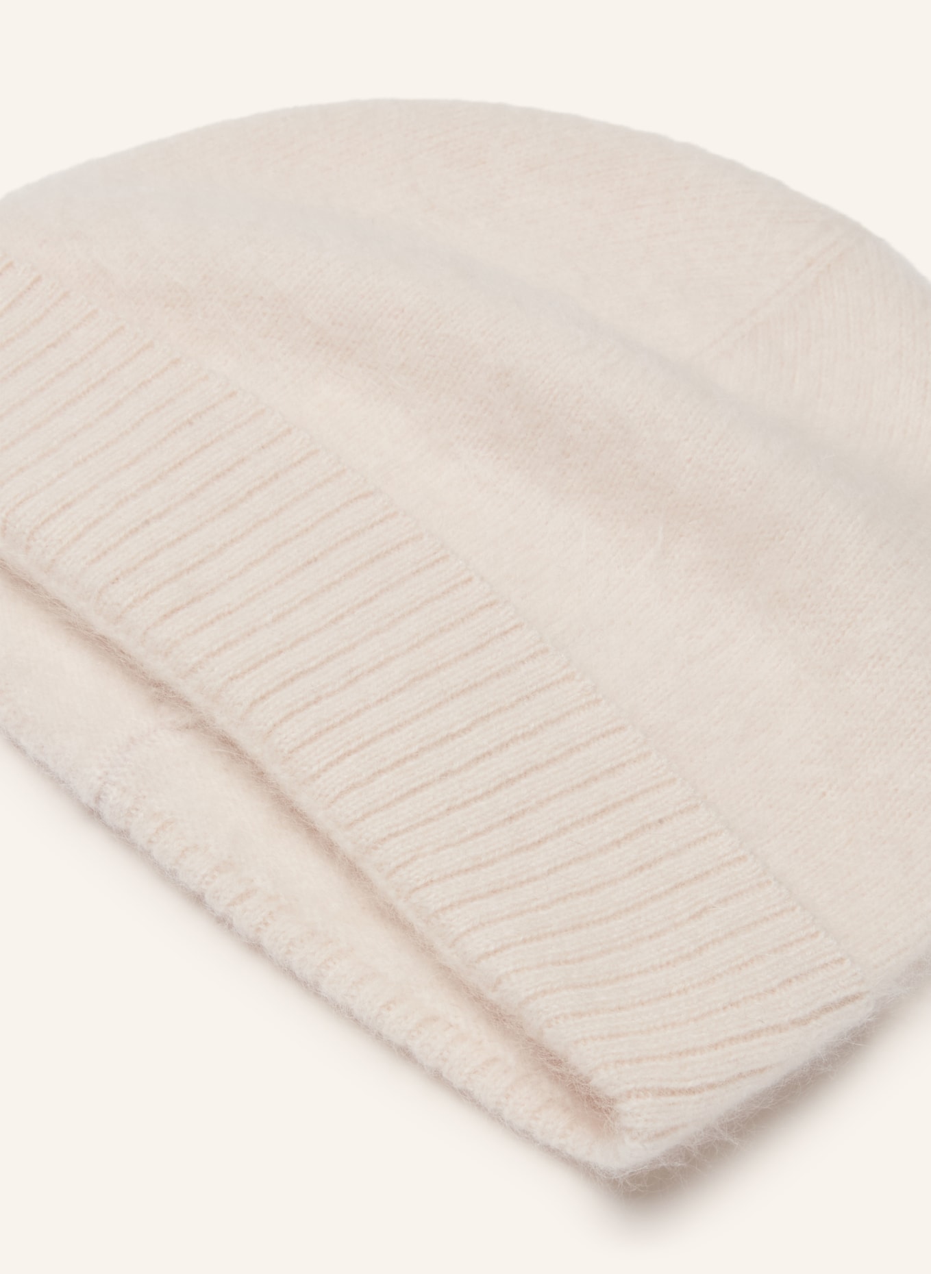 MRS & HUGS Beanie van kasjmier: ECRU