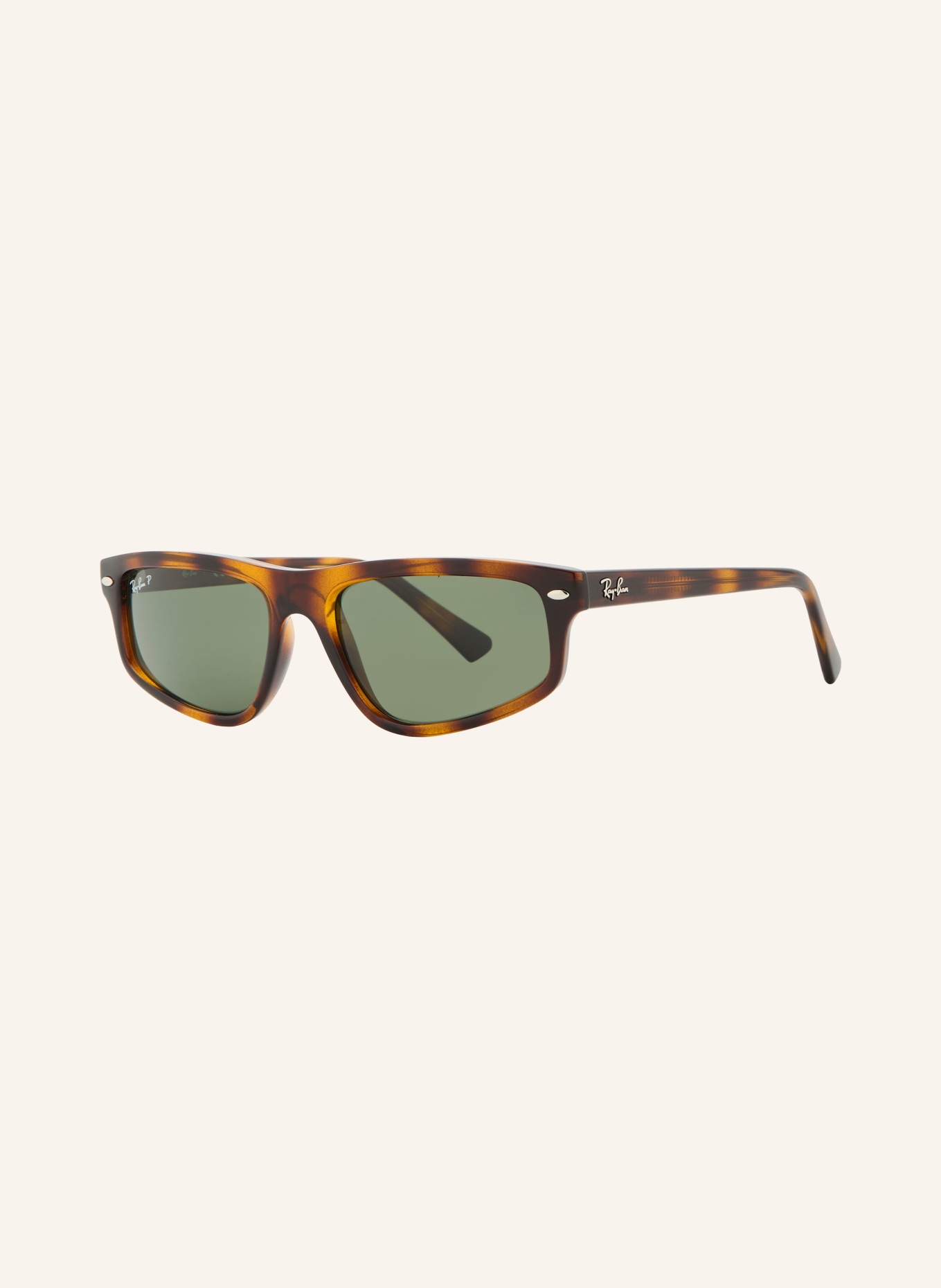Ray-Ban RB2225 Sunglasses: HAVANA/ GREEN POLARIZED