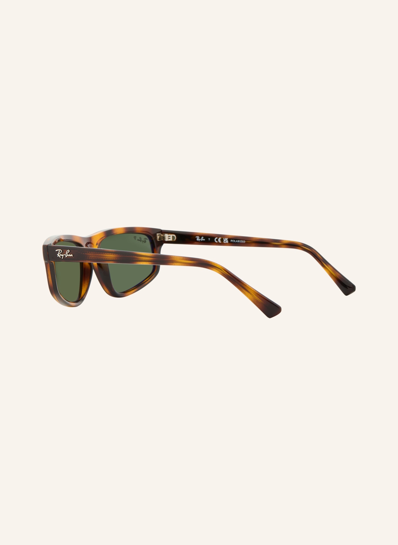Ray-Ban RB2225 Sunglasses: HAVANA/ GREEN POLARIZED