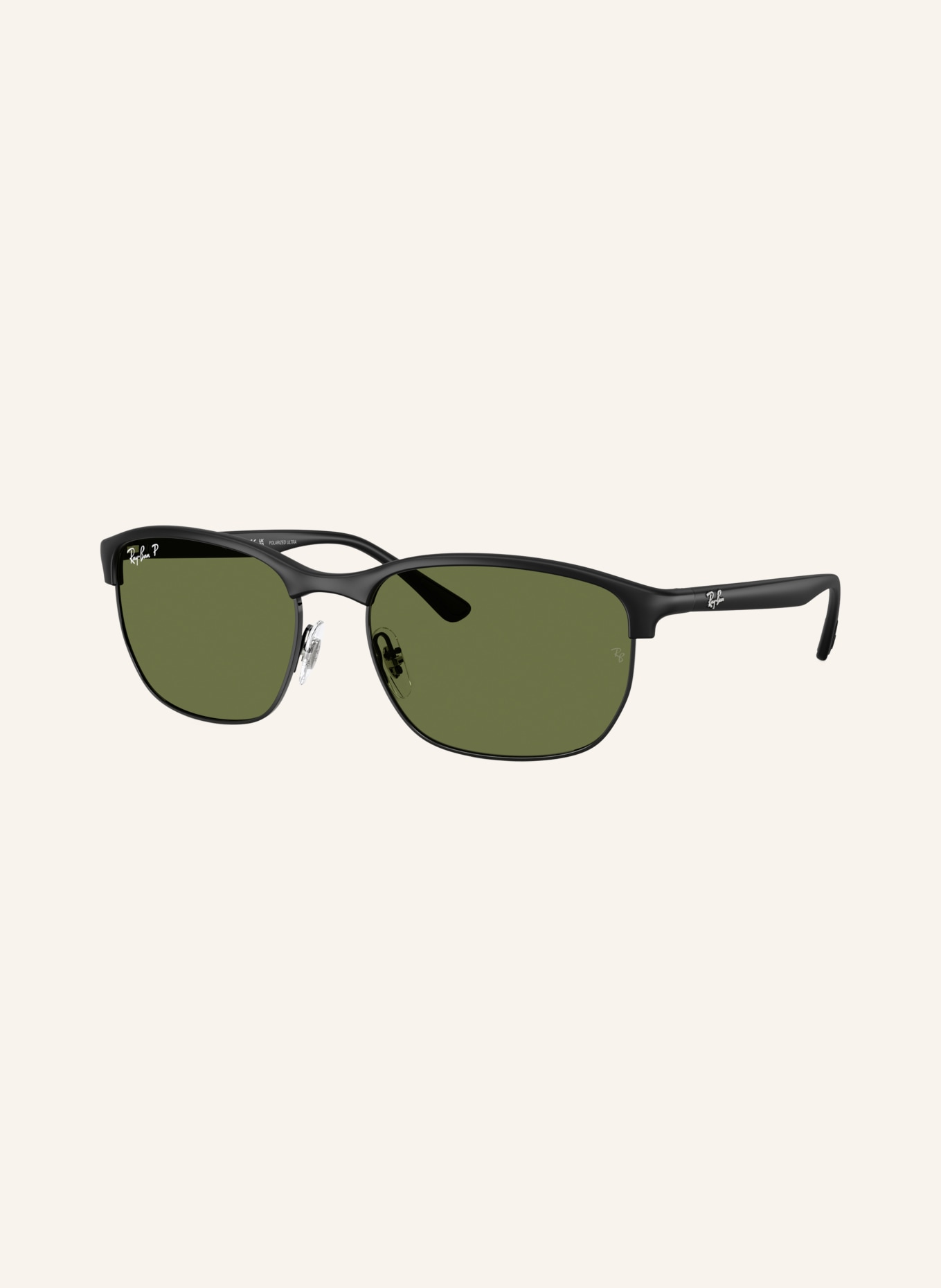 Ray-Ban Zonnebril RB4469: ZWART/ GROEN