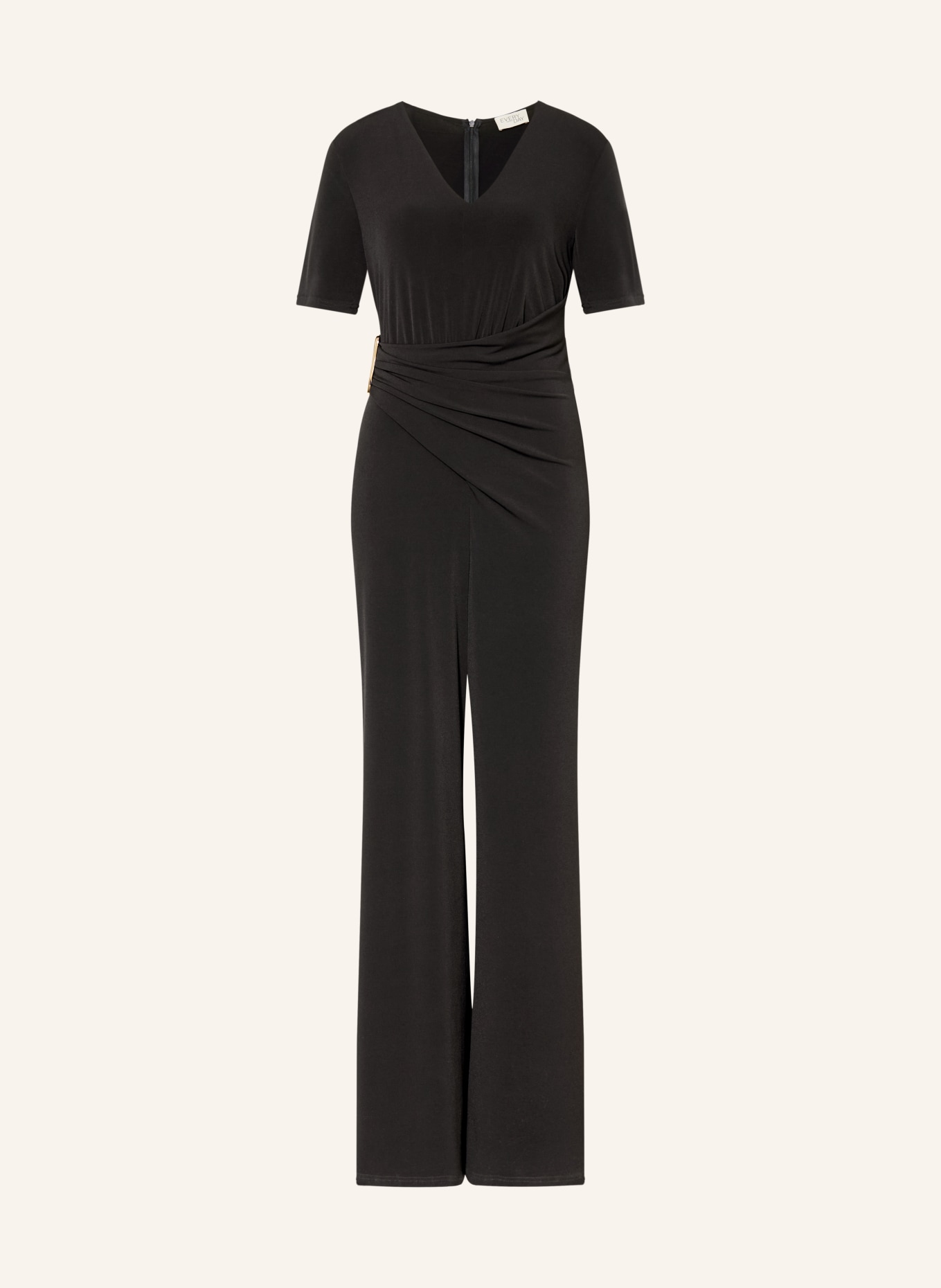 Vera Mont Jersey-overall: SVART / GULD