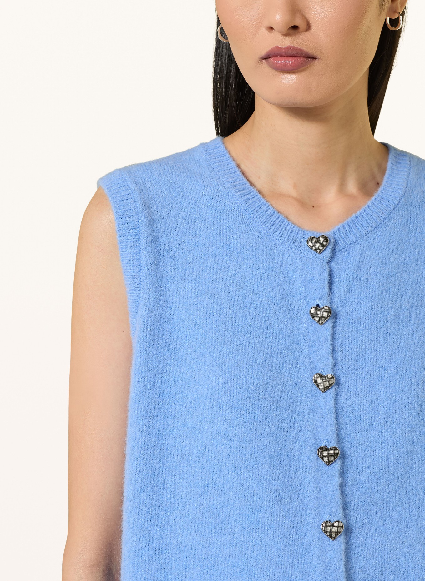 MILANO ITALY Strickweste: BLAU