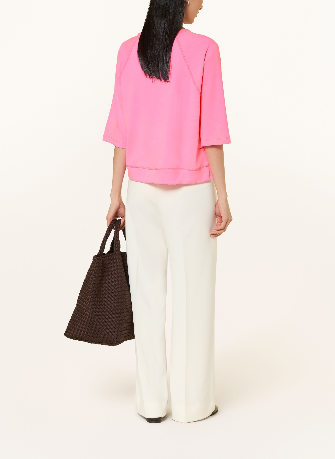 MILANO ITALY Sweatshirt with sequins: NEON PINK / GREEN / BLUE