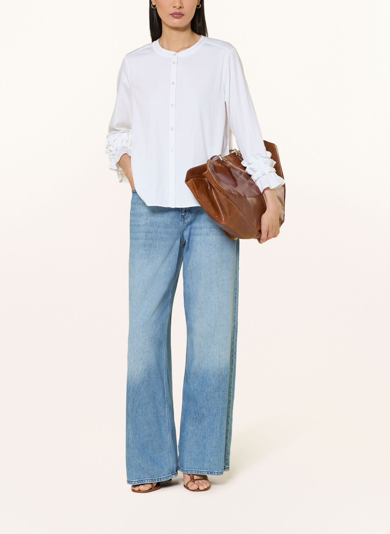 MILANO ITALY Wide Leg Jeans: 649 denim