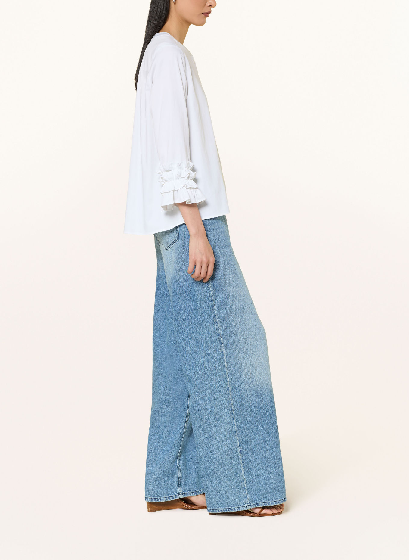 MILANO ITALY Wide Leg Jeans: 649 denim