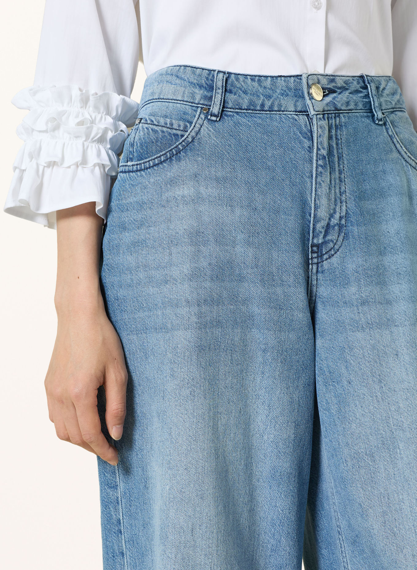 MILANO ITALY Wide Leg Jeans: 649 denim