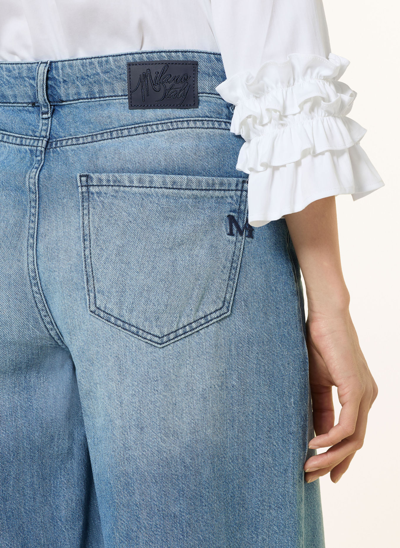 MILANO ITALY Wide Leg Jeans: 649 denim