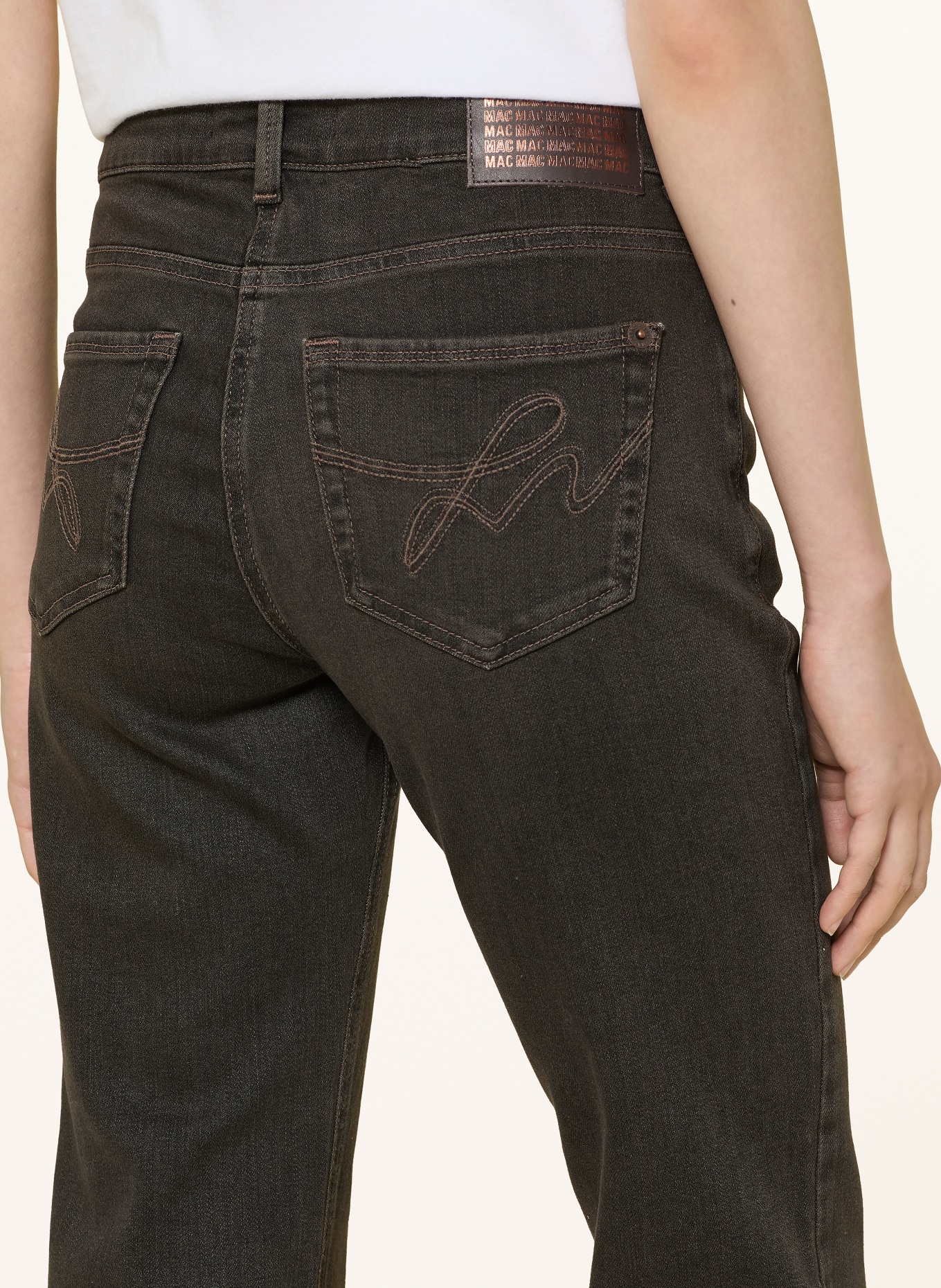 MAC Cropped Jeans CARRIE: D948 anthra black wash