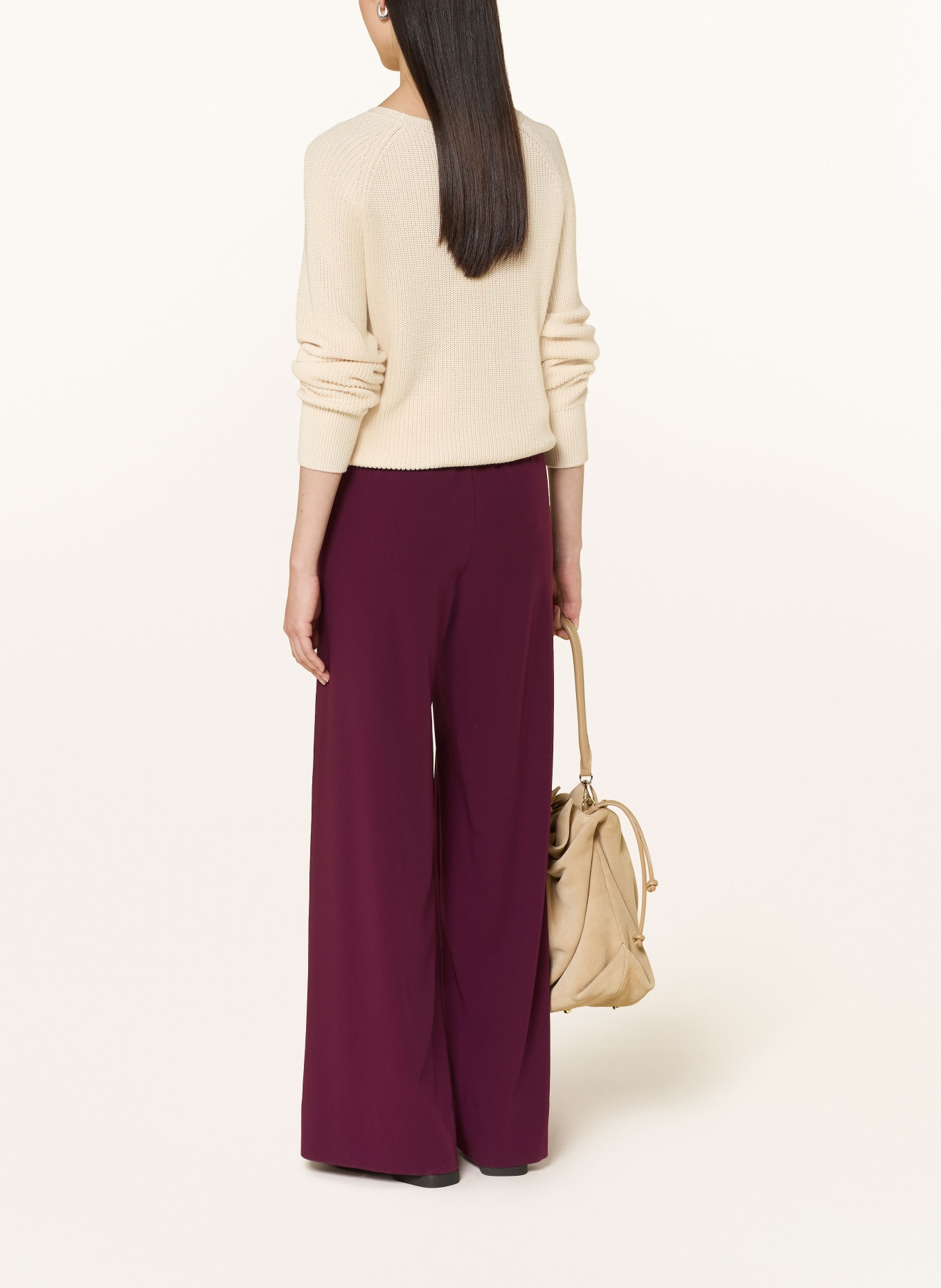 MAC CORALIE Marlene Pants: DARK PURPLE