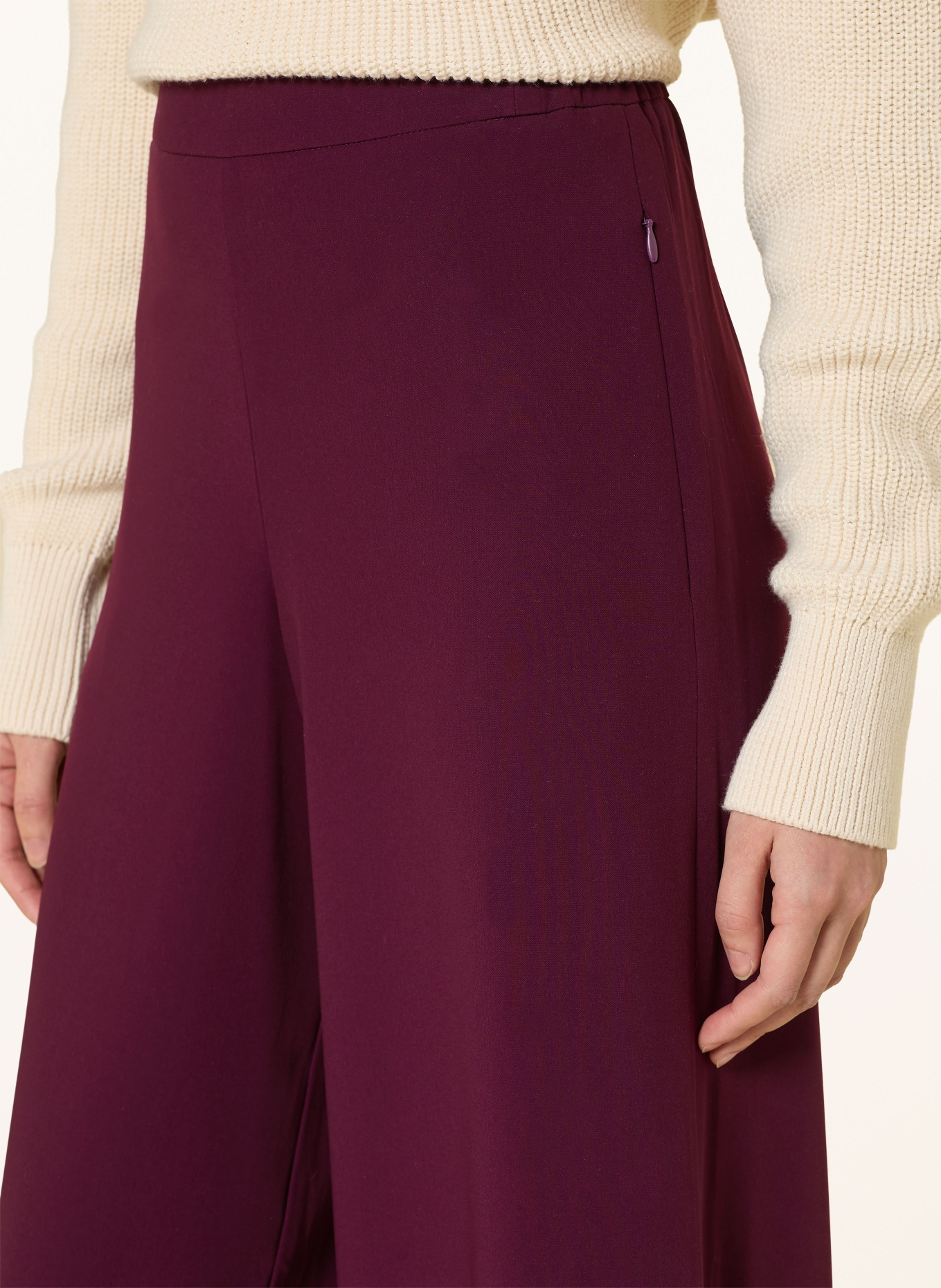 MAC CORALIE Marlene Pants: DARK PURPLE