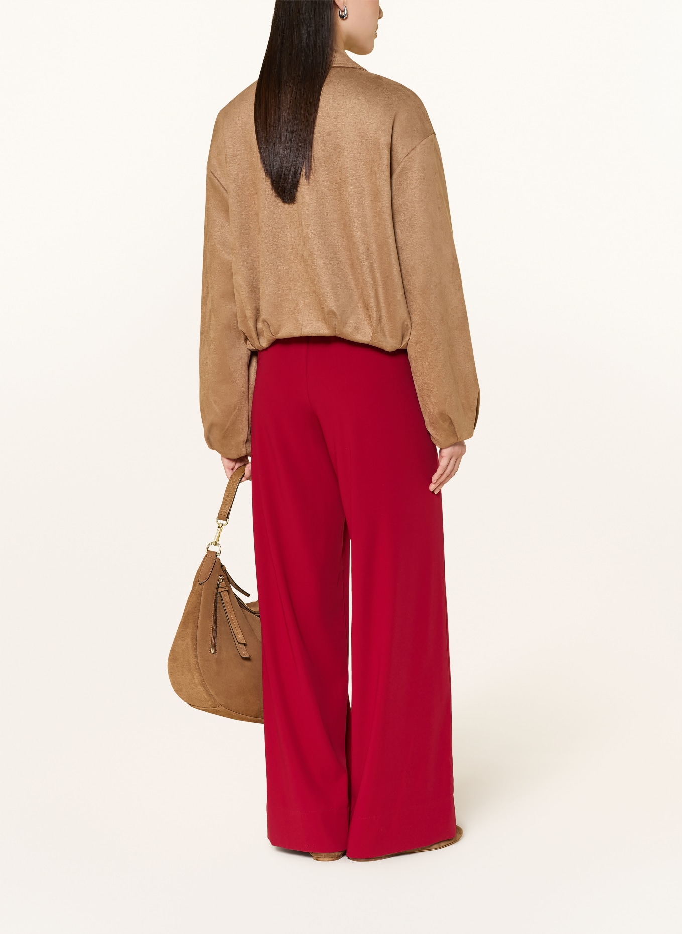 MAC Marlenehose CORALIE: DUNKELROT