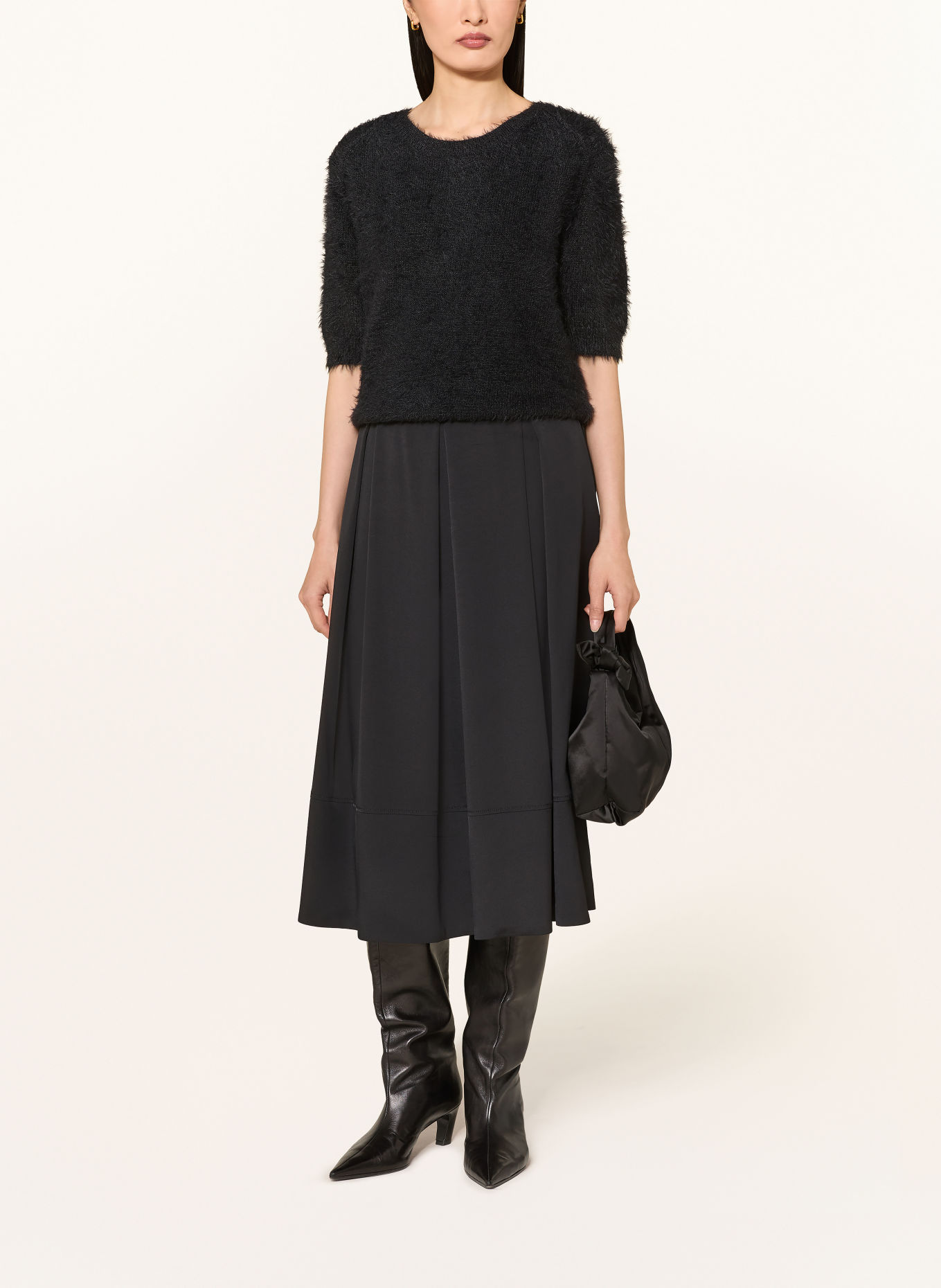 ROBE LÉGÈRE Sweter z dzianiny: CZARNY