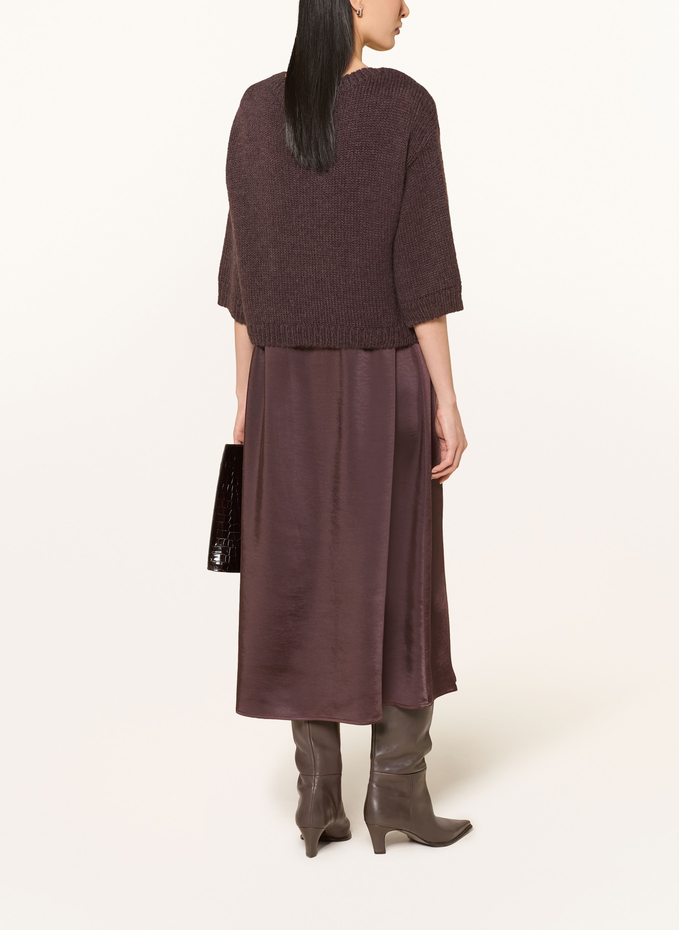 ROBE LÉGÈRE Set: trui en jurk: MARRON FONCÉ