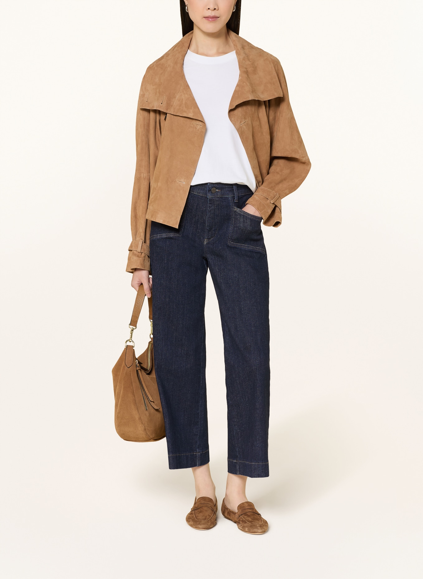 MAC DREAM Denim Culottes: D683 fashion rinsed