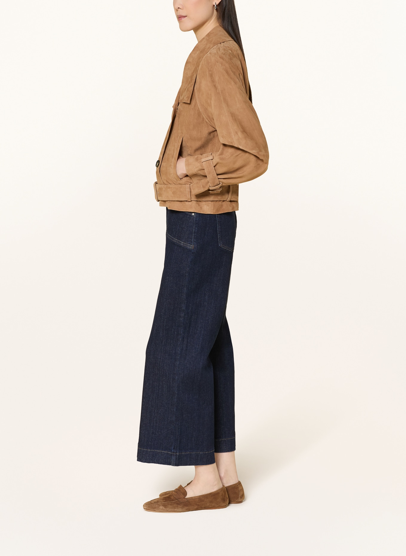 MAC DREAM Denim Culottes: D683 fashion rinsed