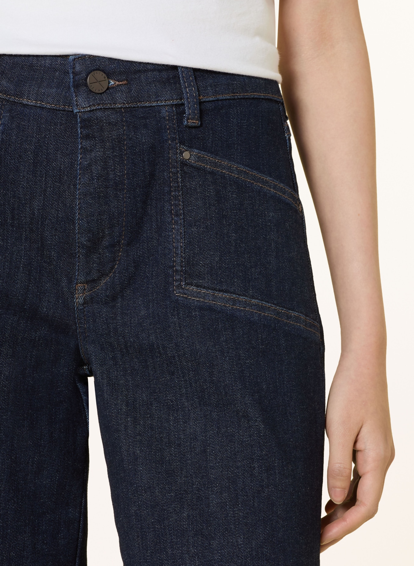 MAC DREAM Denim Culottes: D683 fashion rinsed