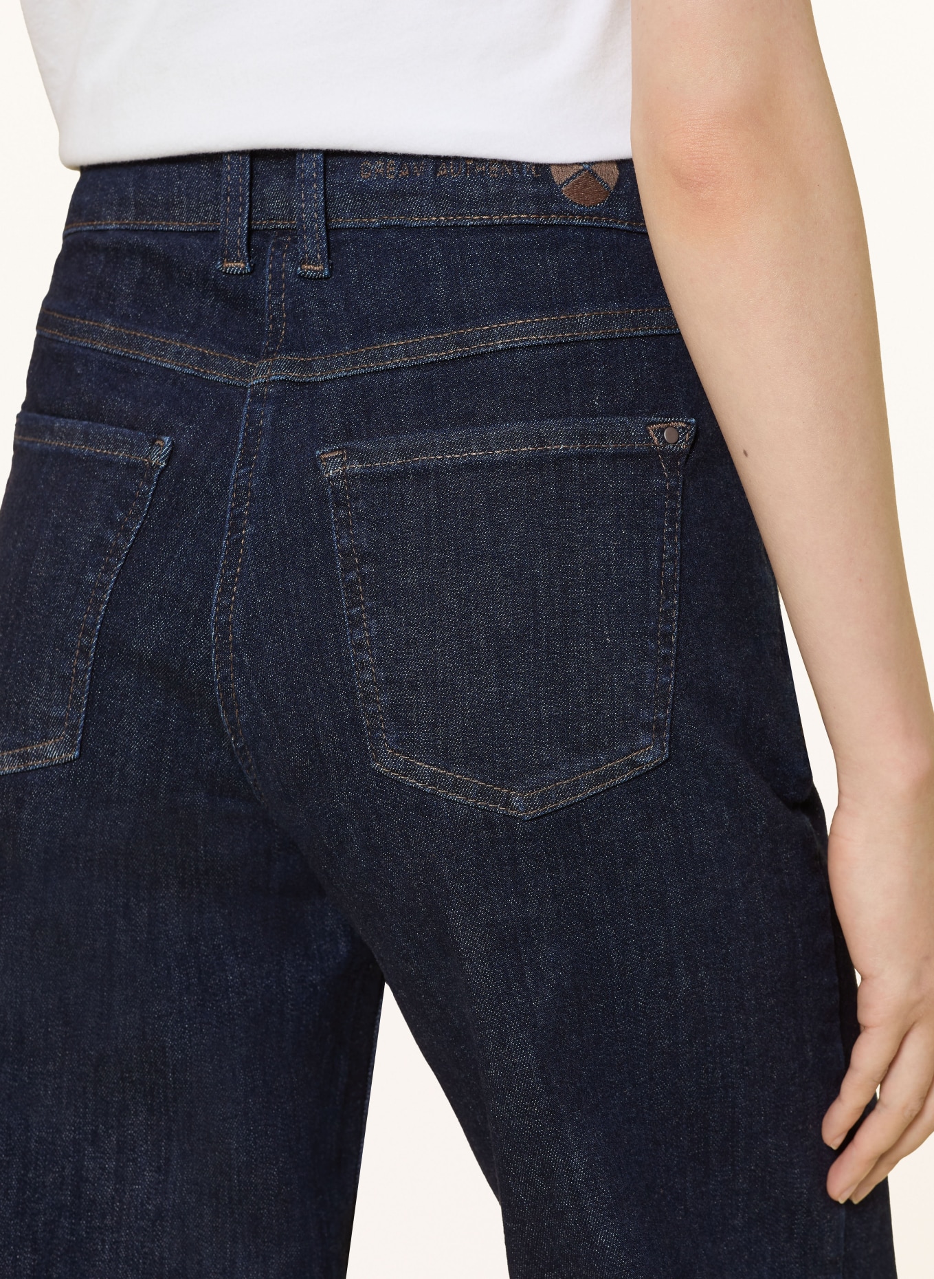MAC DREAM Denim Culottes: D683 fashion rinsed